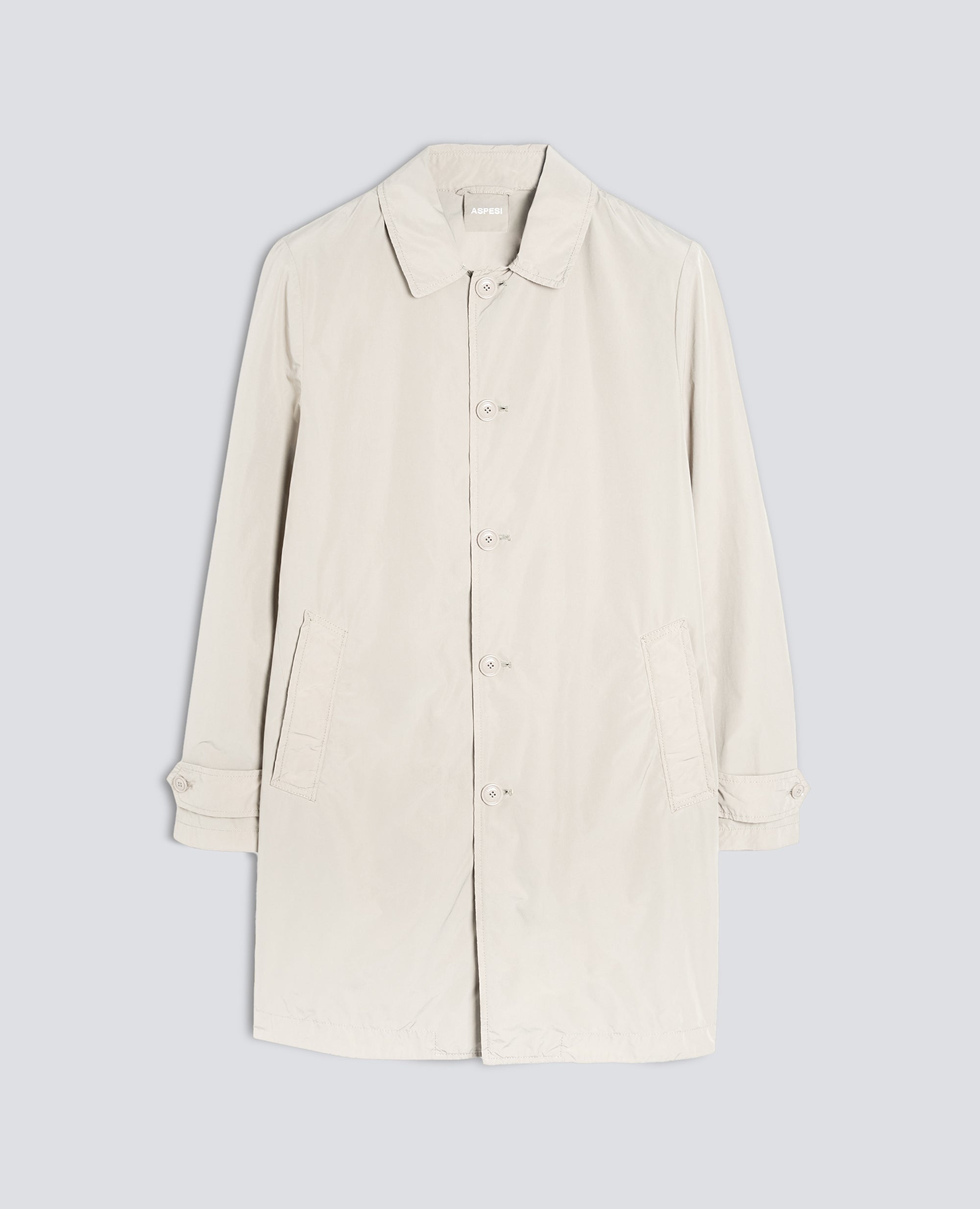 IMPERMEABILE IN POLIESTERE E NYLON COMPATTO - BEIGE - ASPESI