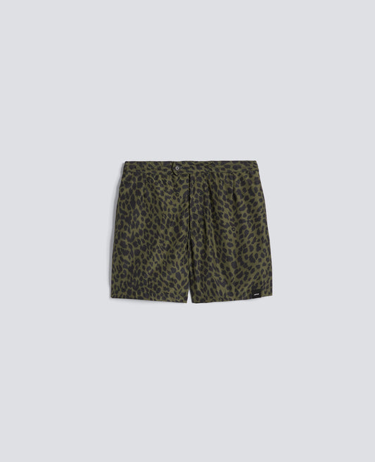 MAILLOT DE BAIN EN POLYESTER IMPRIME REPANSIF - VERDE - ASPESI