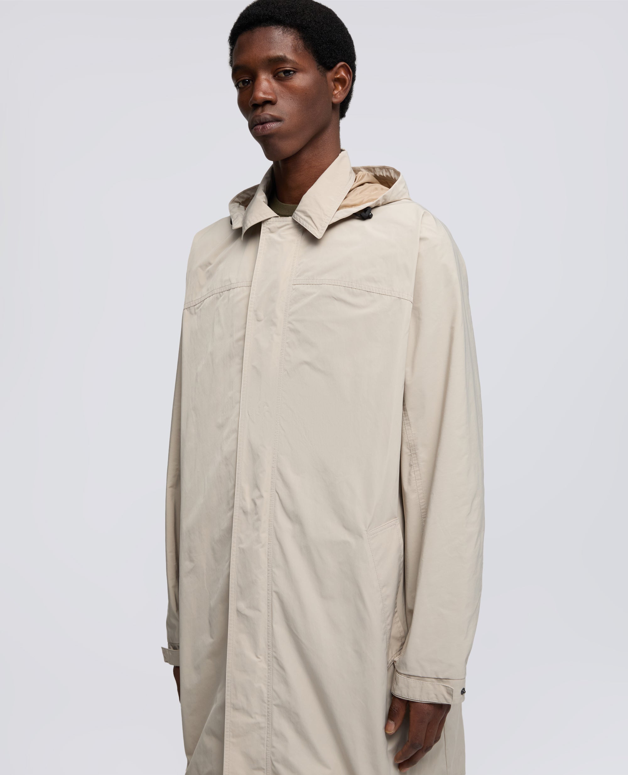 IMPERMEABILE REALIZZATO IN TAFFETAS DI POLIESTERE - BEIGE - ASPESI