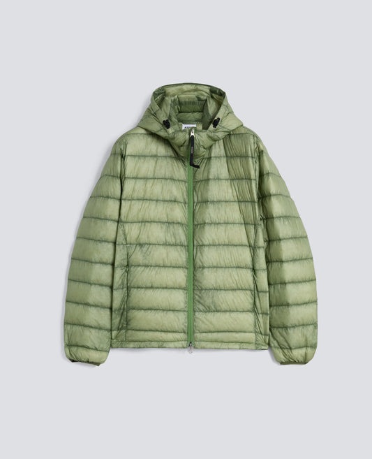 GIUBBOTTO TRAPUNTATO IN NYLON RIPSTOP PIUMA ULTRALIGHT - VERDE - ASPESI