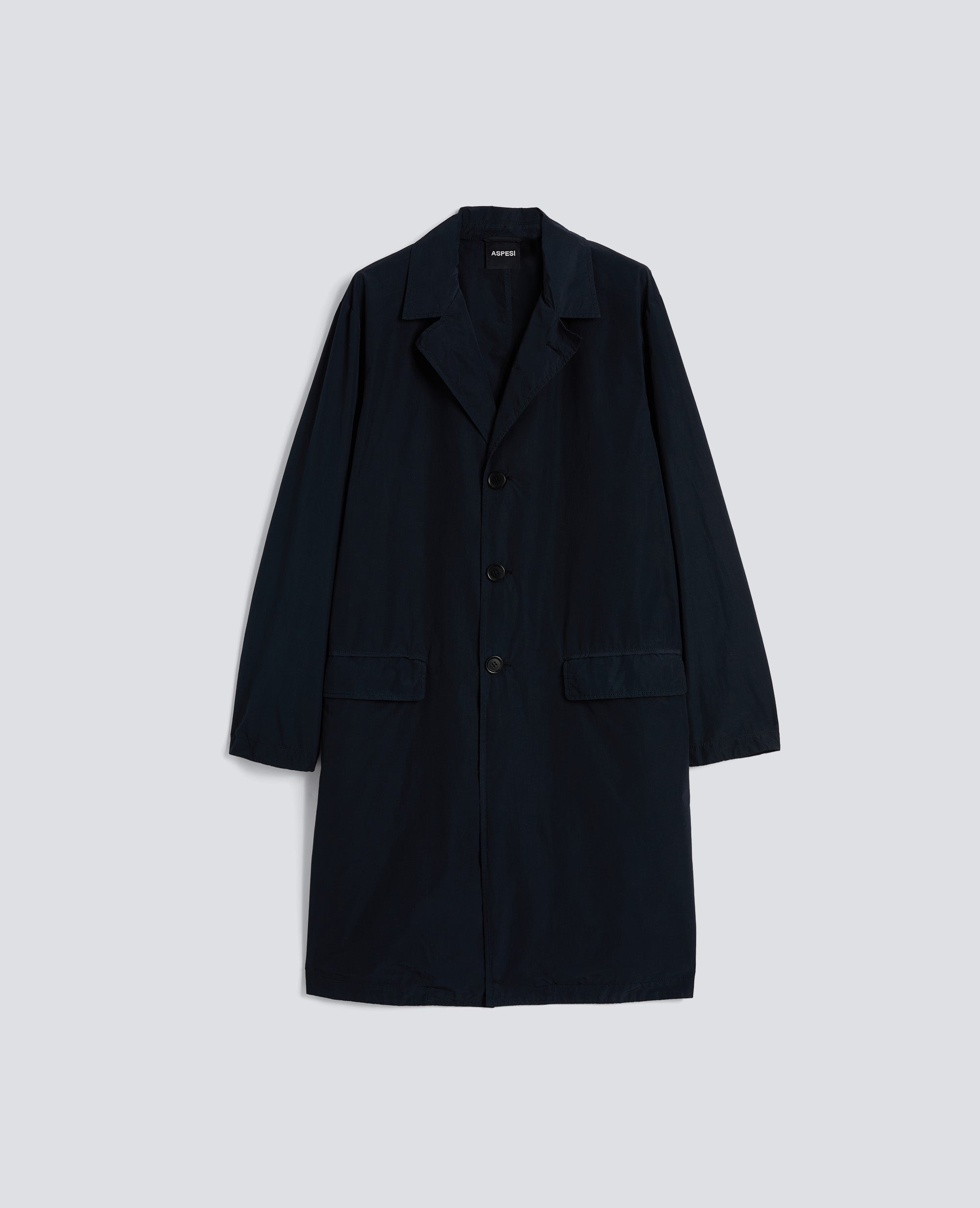 IMPERMEABILE IN POLY-NYLON - BLU - ASPESI
