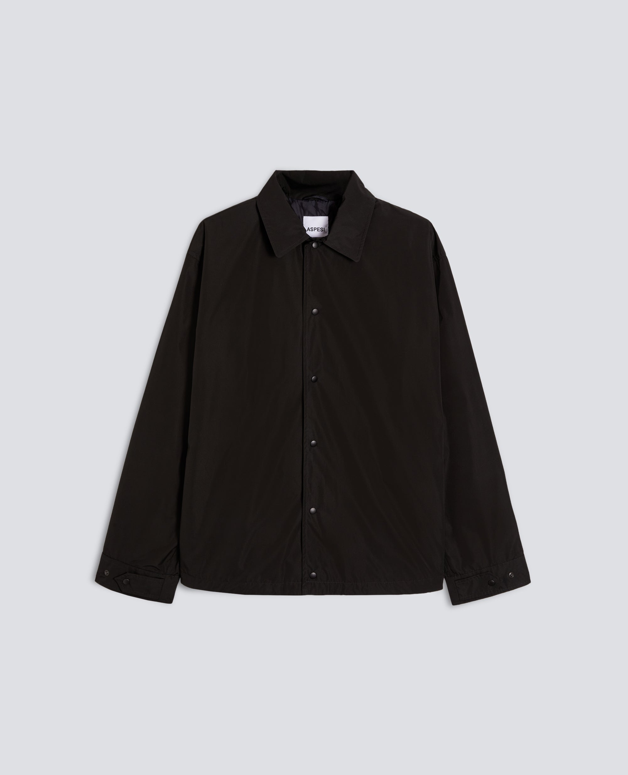 CAMICIA IN TAFFETA FODERATA IN NYLON LEGGERO - NERO - ASPESI