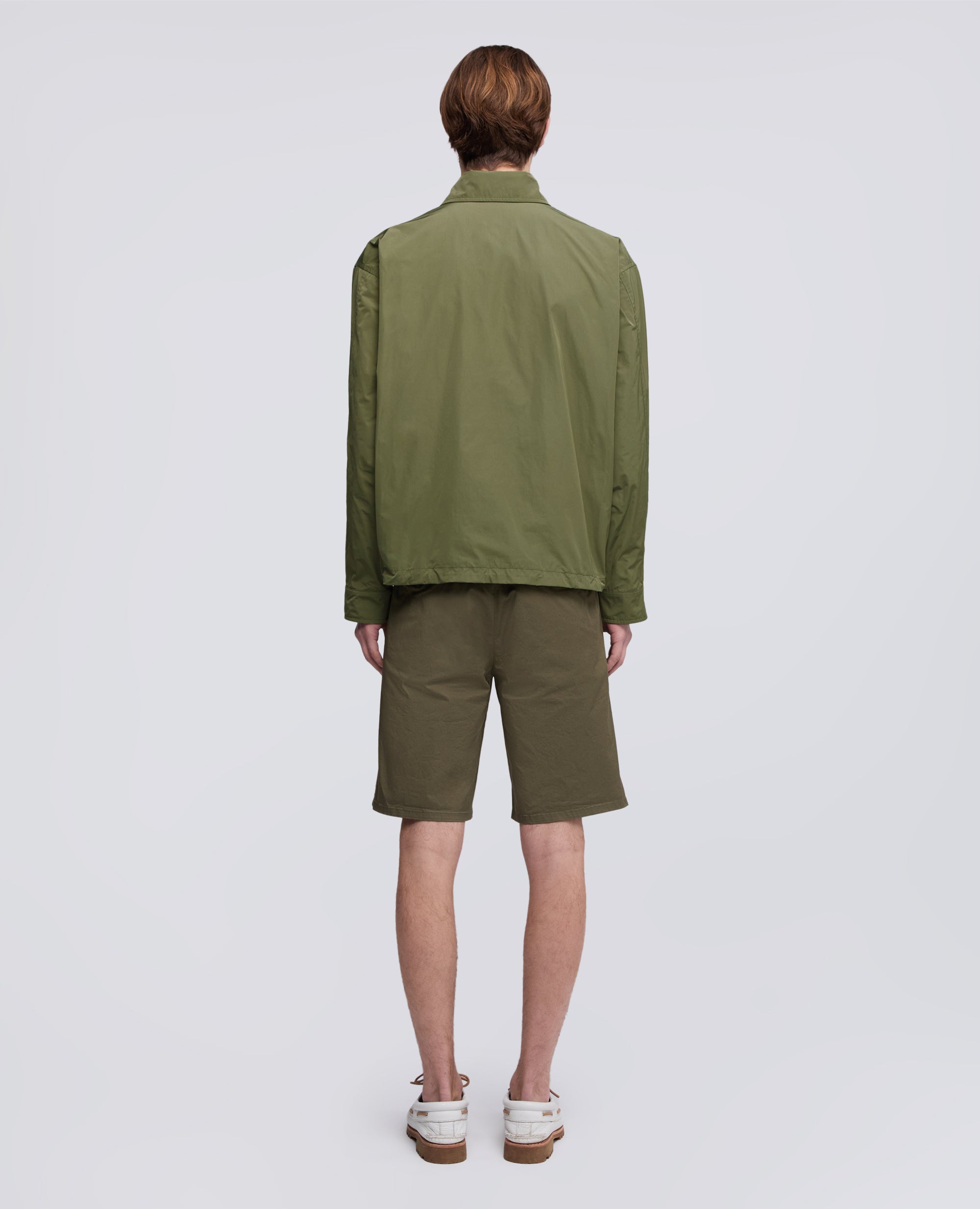 CAMICIA IN TAFFETA FODERATA IN NYLON LEGGERO - VERDE - ASPESI