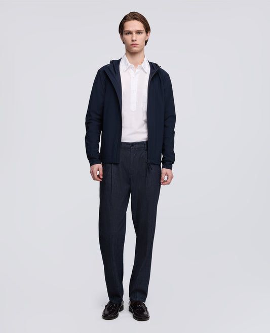 GIUBBOTTO TECNICO ARMATURATO IN NYLON STRETCH - BLU - ASPESI