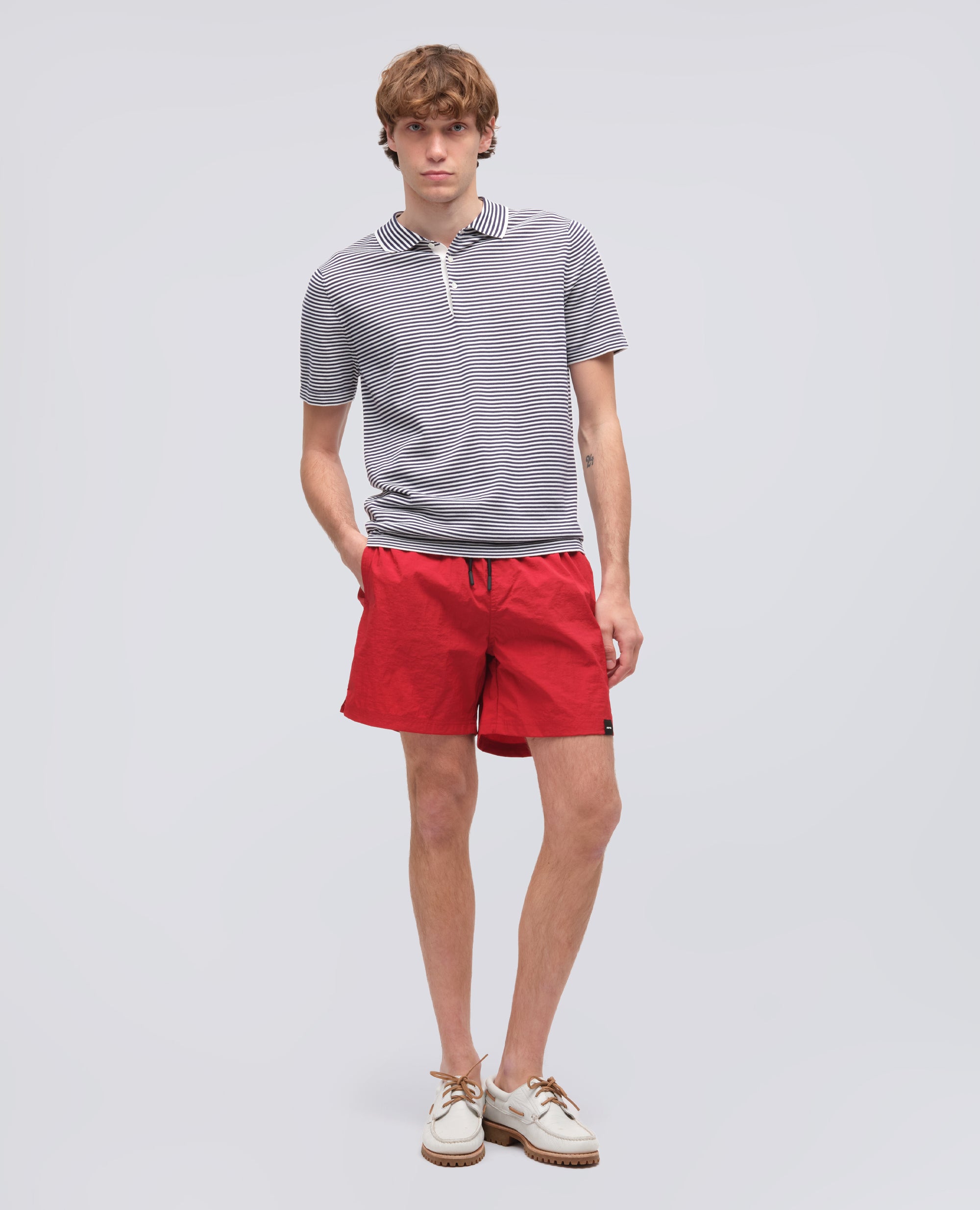 COSTUME IN NYLON CRINKLE - ROSSO - ASPESI