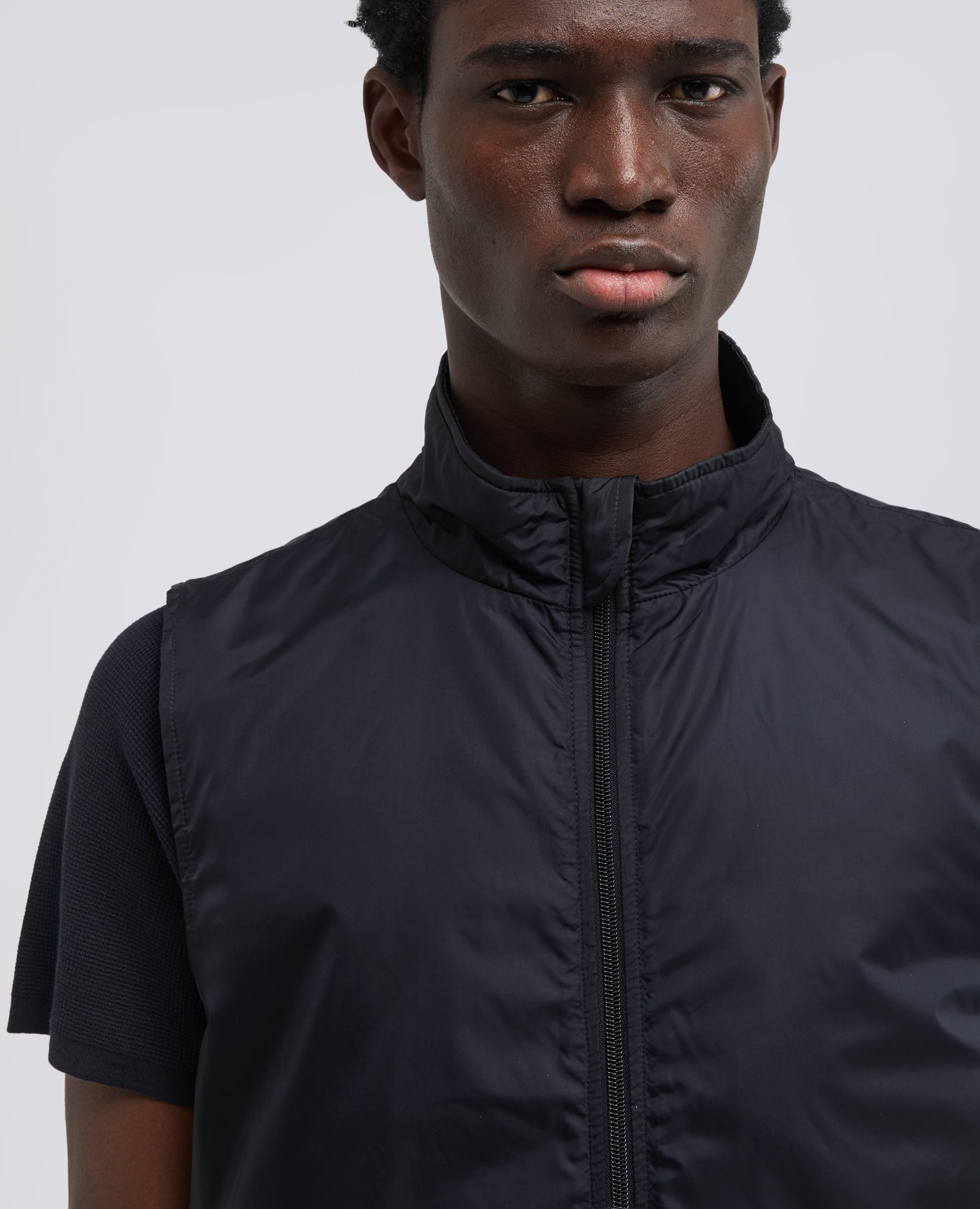 GILET VERNES IN NYLON - NERO - ASPESI