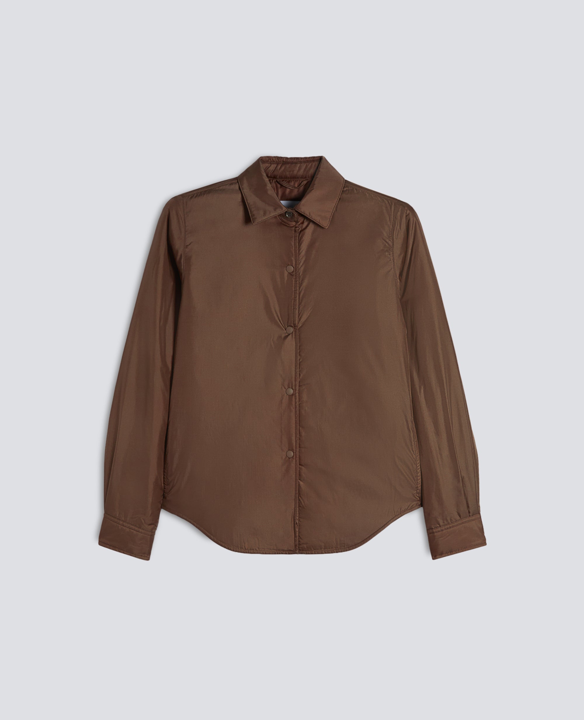 GIACCA CAMICIA GLUE IN NYLON - MARRONE - ASPESI