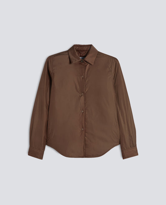 GIACCA CAMICIA GLUE IN NYLON - MARRONE - ASPESI