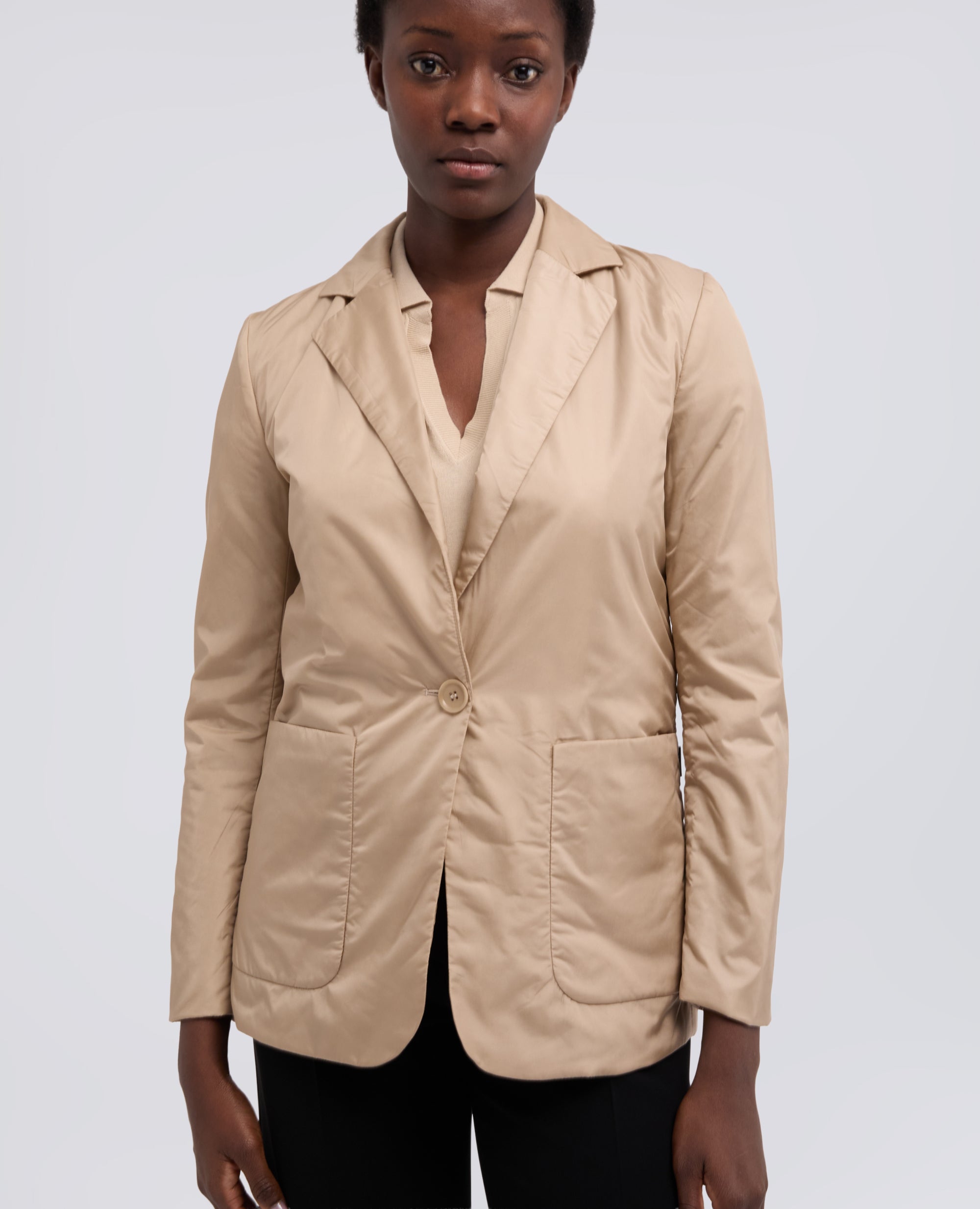GIACCA IN NYLON IMBOTTITA - BEIGE - ASPESI