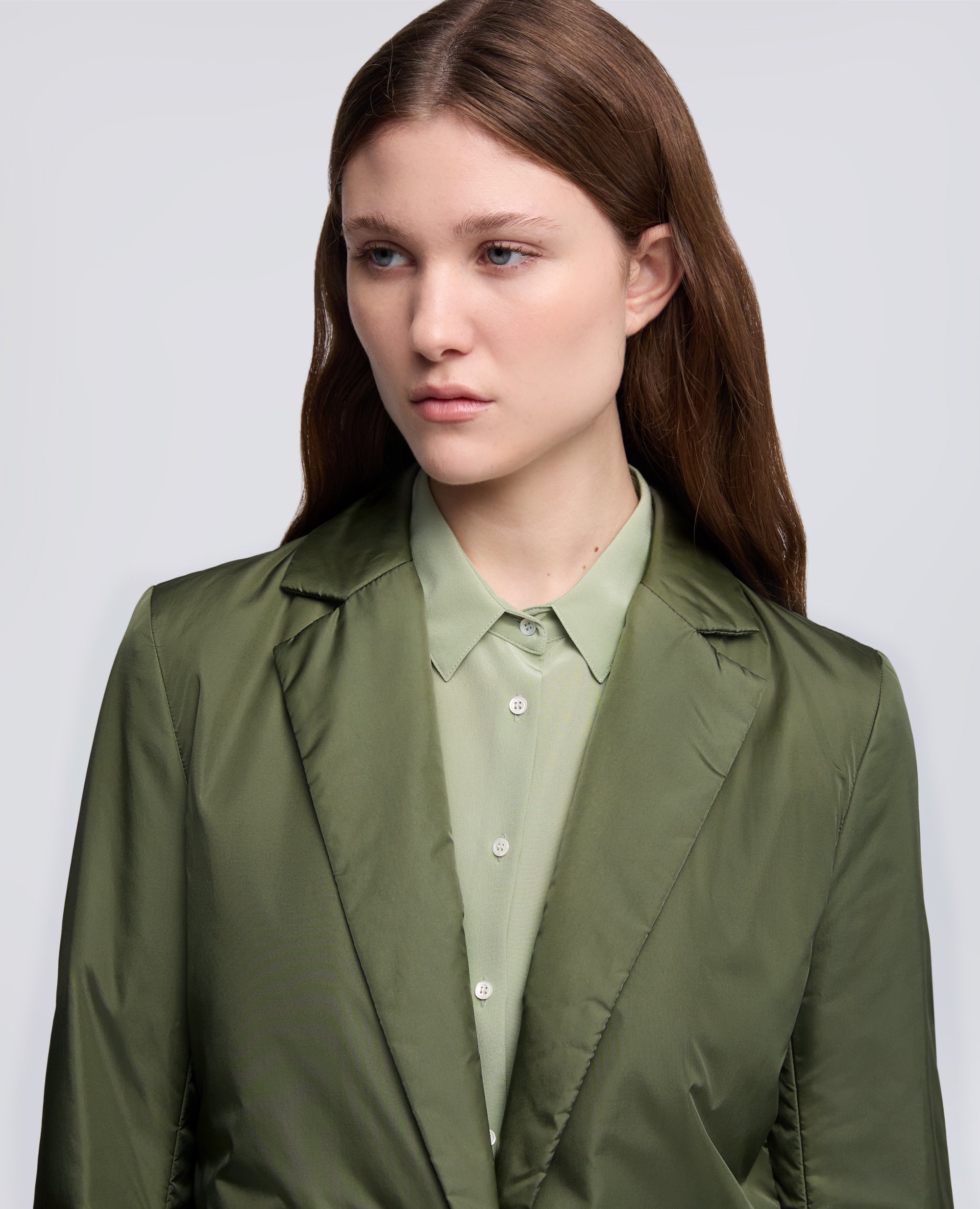 GIACCA IN NYLON IMBOTTITA - VERDE - ASPESI