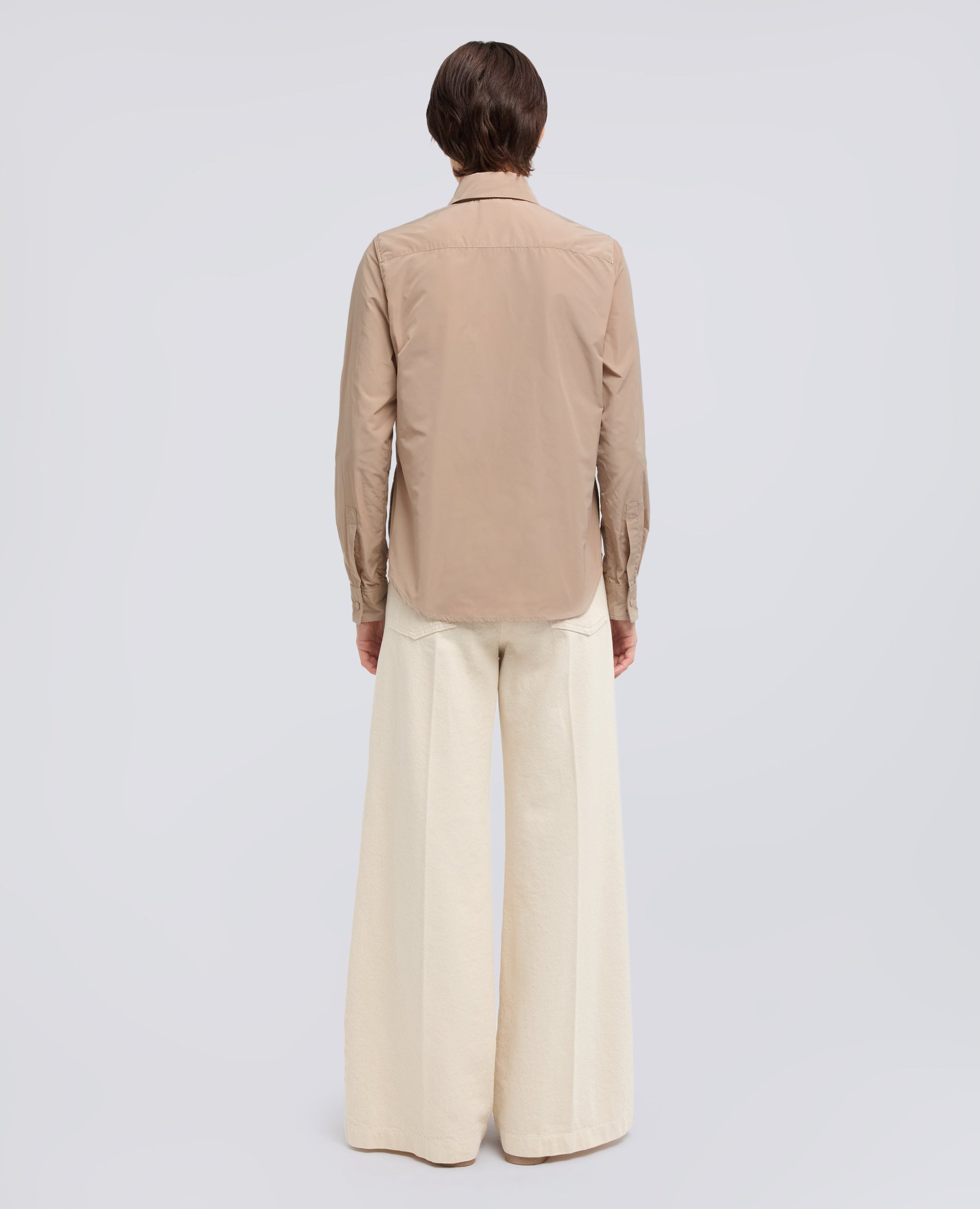 CHAQUETA SIN FORRO EN POLIESTER TECNICO - BEIGE - ASPESI
