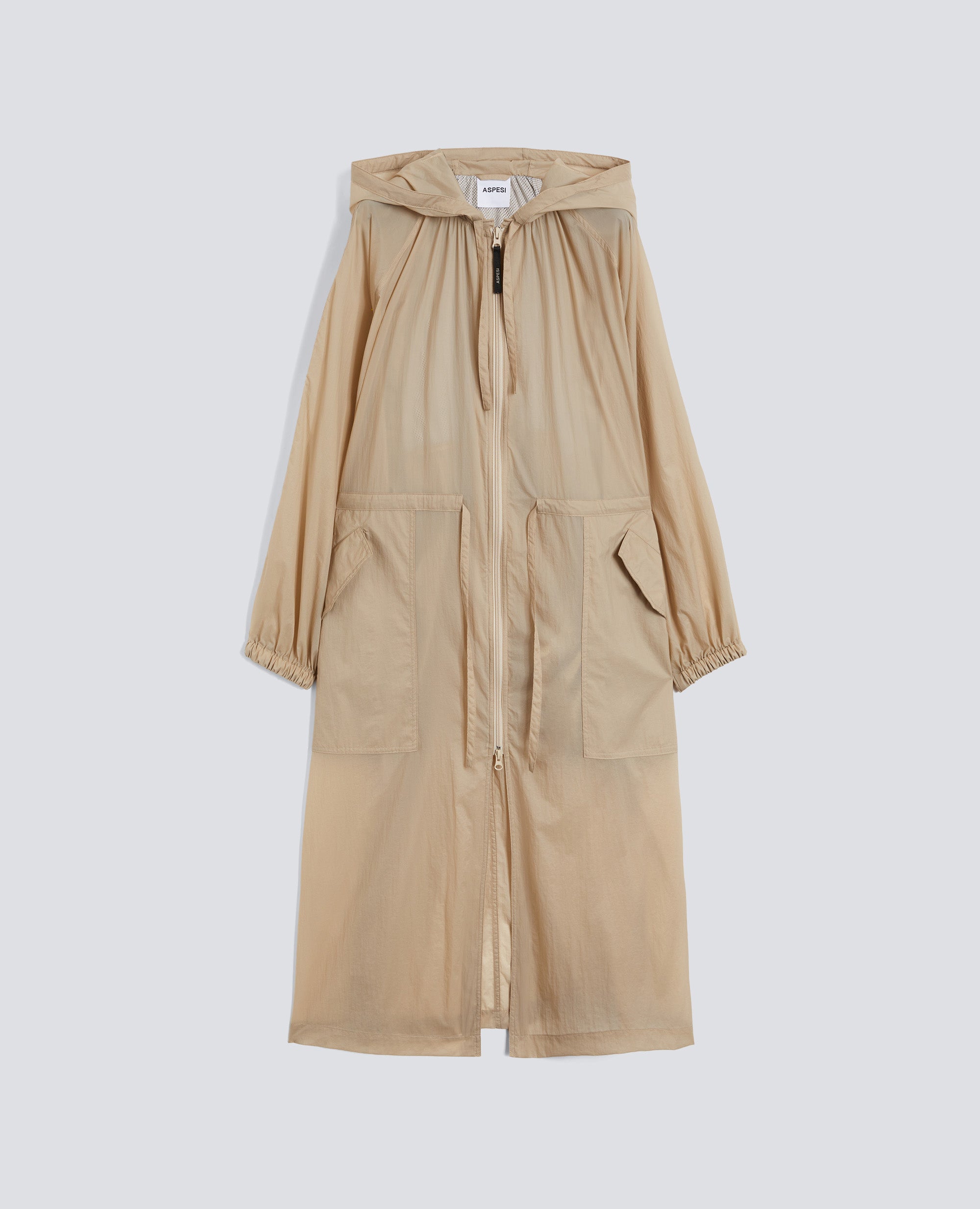 PARKA SFODERATO IN NYLON - BEIGE - ASPESI