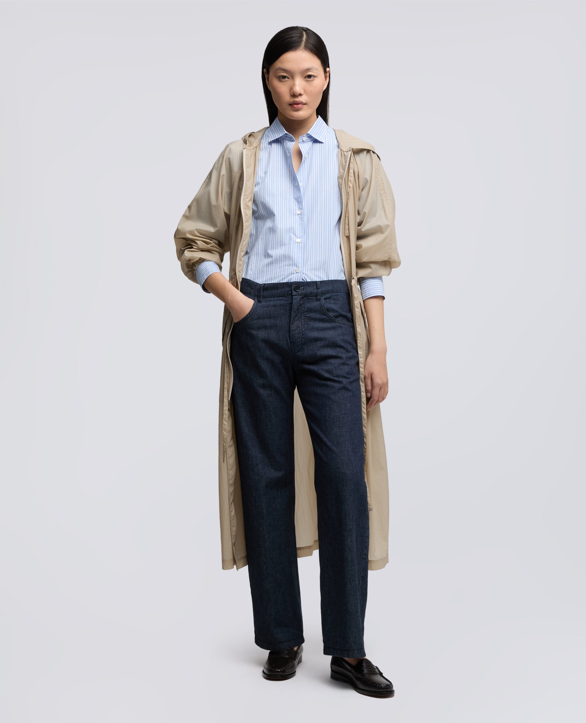 PARKA SFODERATO IN NYLON - BEIGE - ASPESI