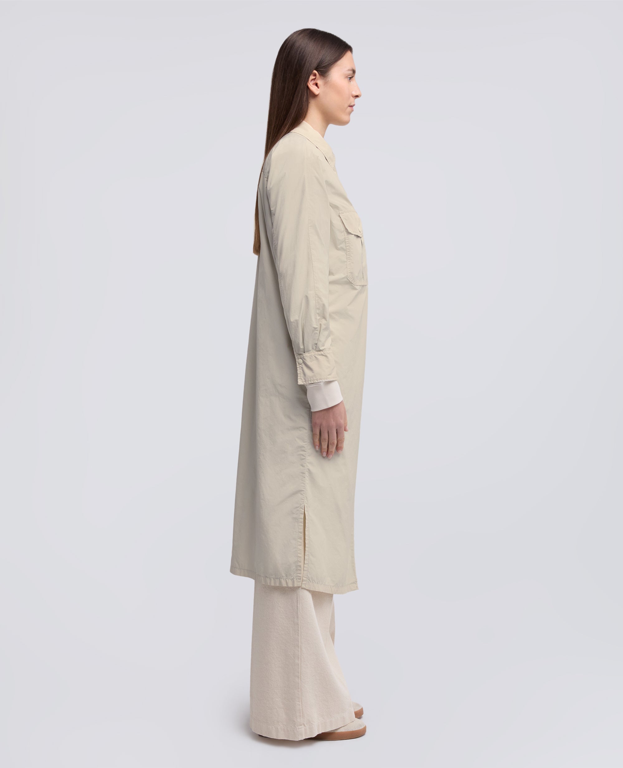 SOPRABITO MANTIDE IN POLIESTERE E NYLON - BEIGE - ASPESI