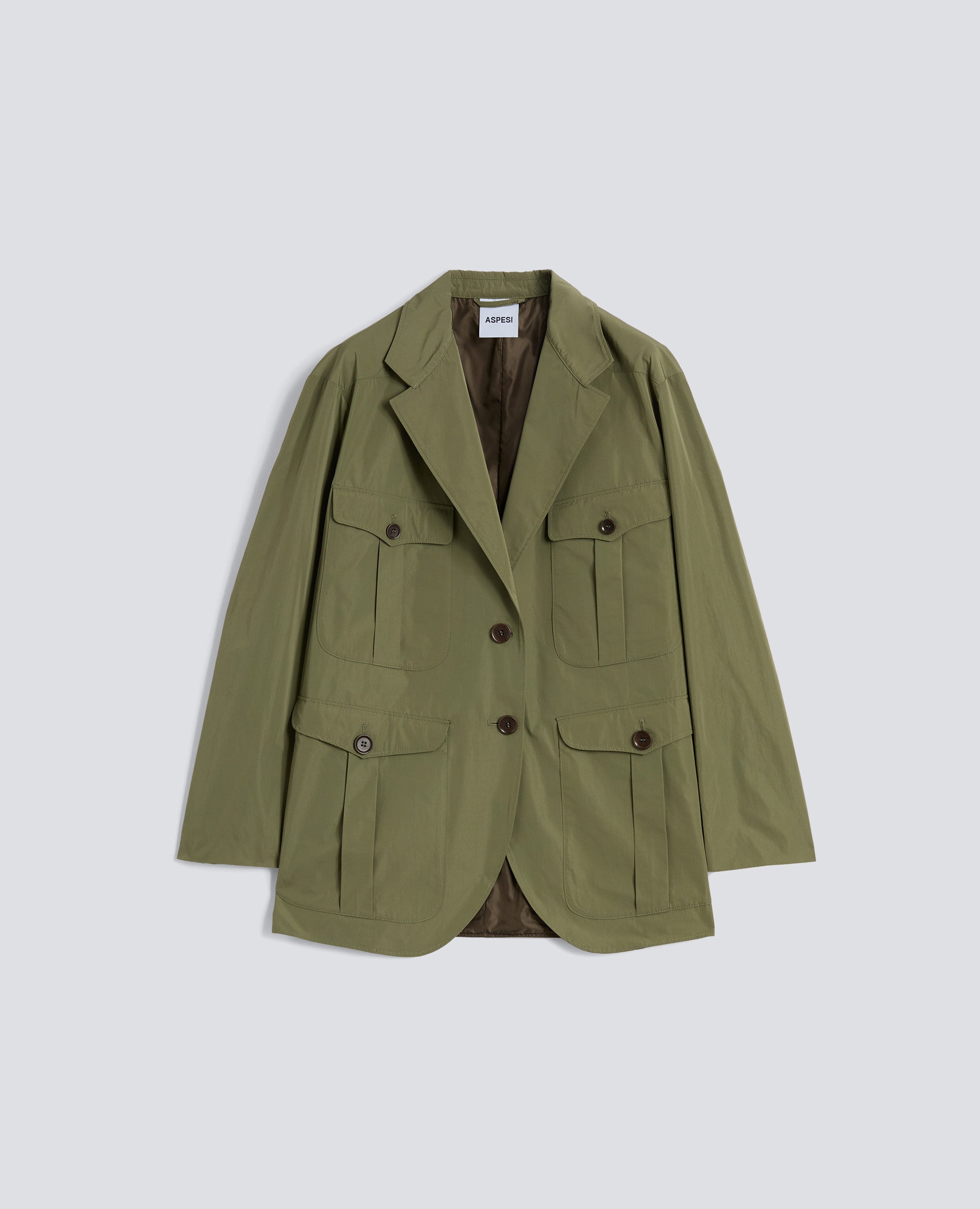 GIACCA IN TAFFETAS - VERDE - ASPESI