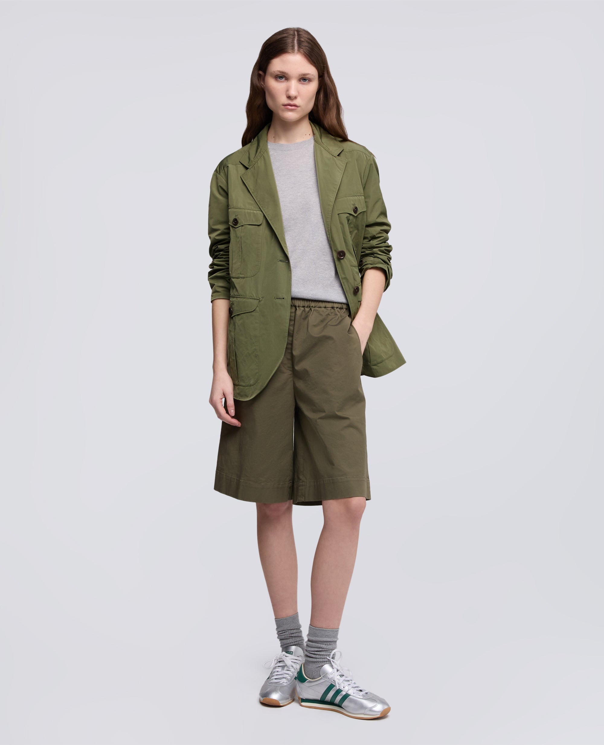 GIACCA IN TAFFETAS - VERDE - ASPESI