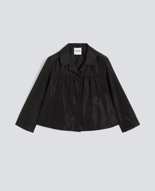 GIACCA IN POLIESTERE TECNICO FODERATA IN NYLON - NERO - ASPESI
