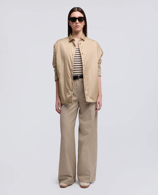CAMICIA IMBOTTITA IN NYLON - BEIGE - ASPESI