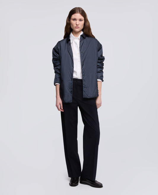 CAMICIA IMBOTTITA IN NYLON - BLU - ASPESI