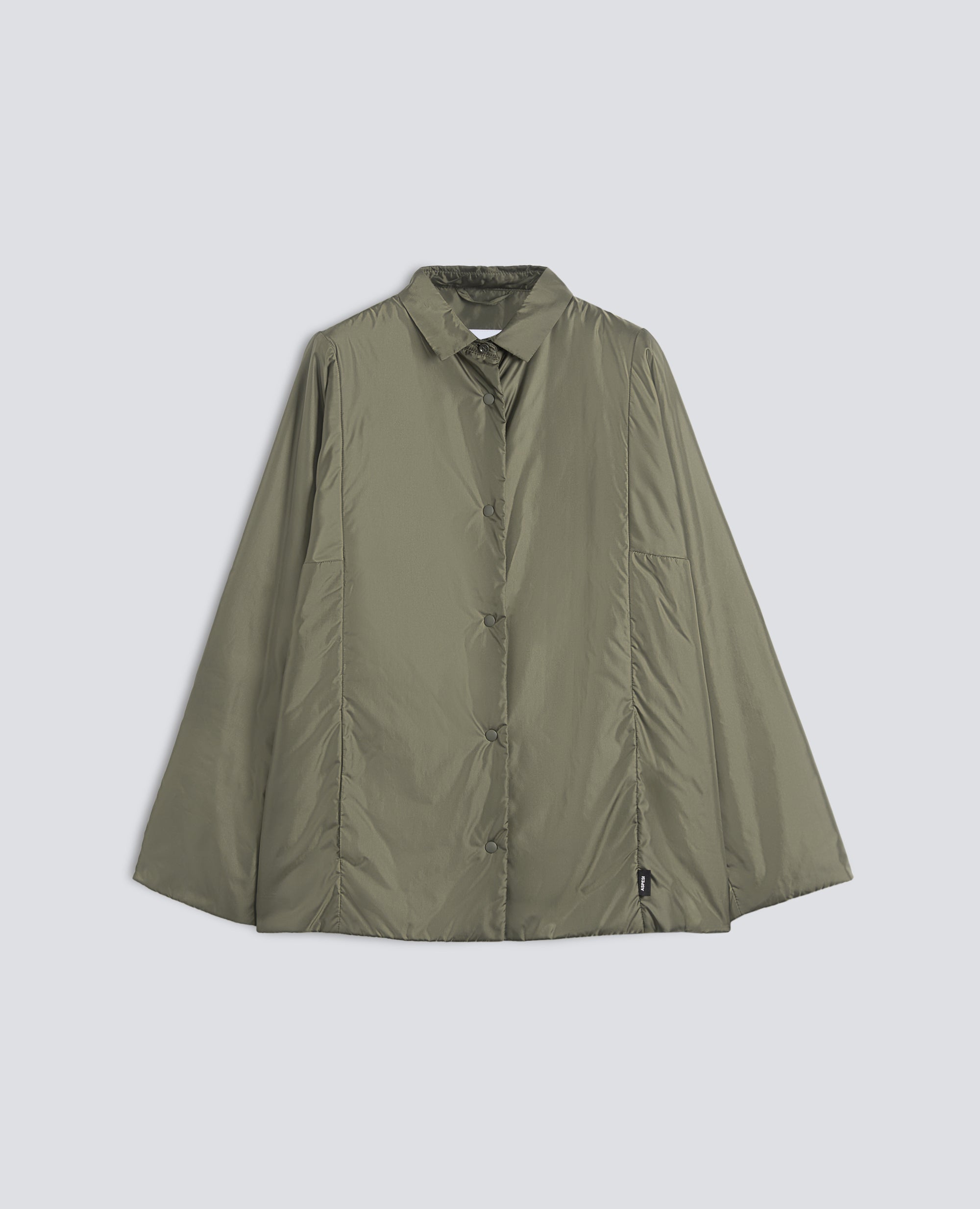CAMICIA IMBOTTITA IN NYLON - VERDE - ASPESI