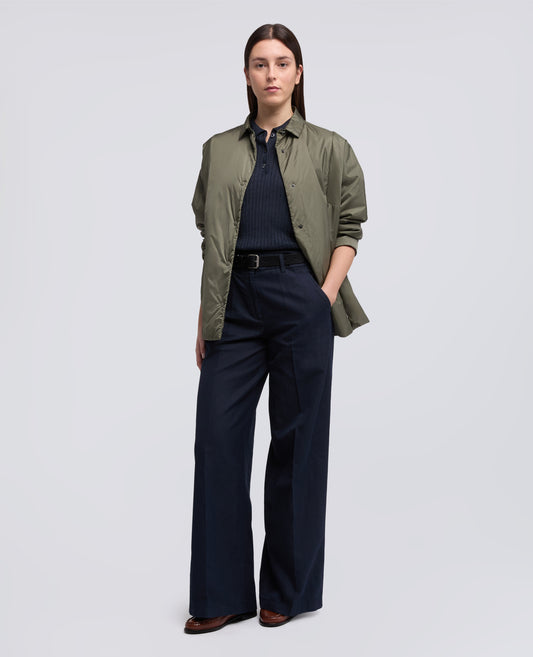 CAMICIA IMBOTTITA IN NYLON - VERDE - ASPESI