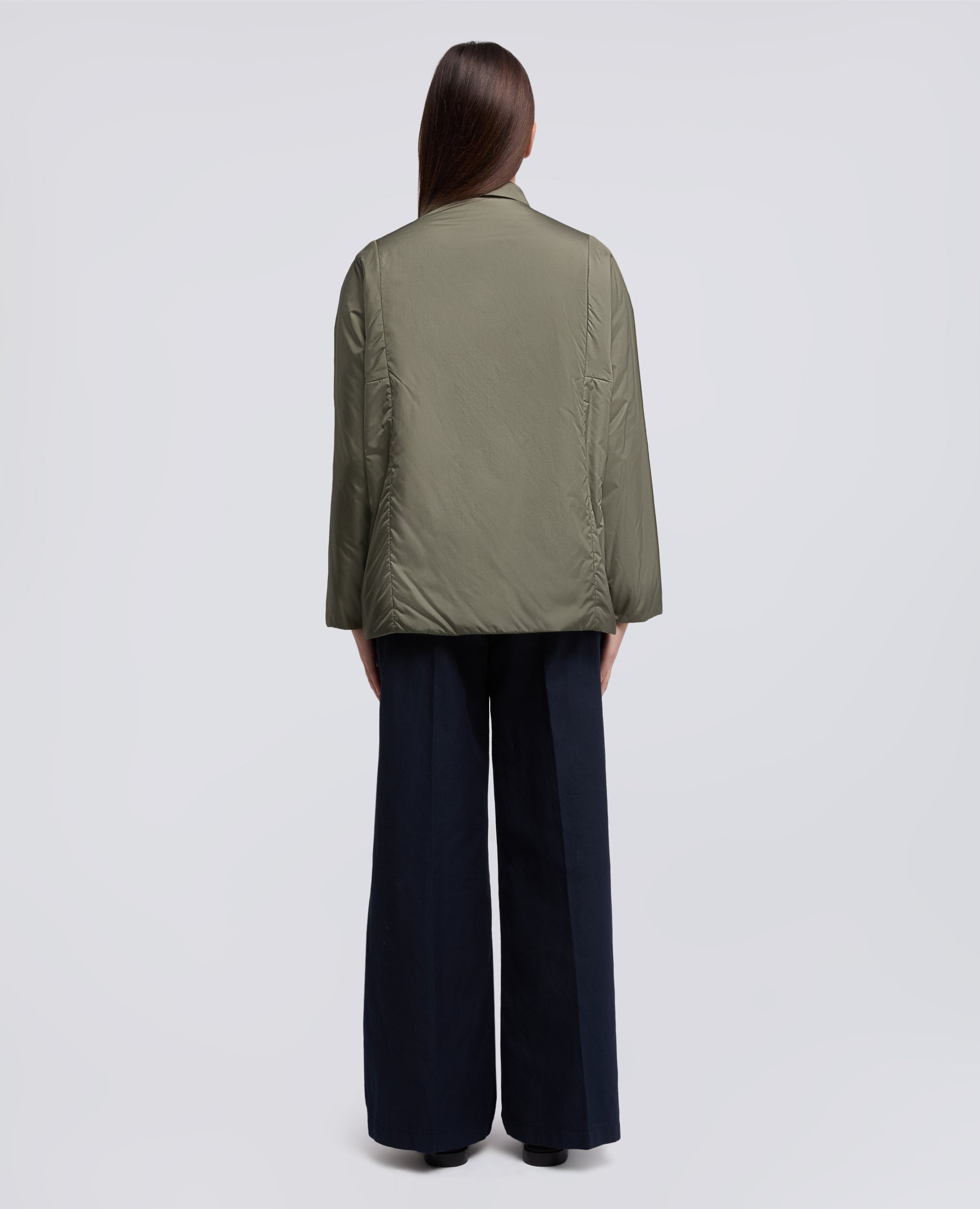 CAMICIA IMBOTTITA IN NYLON - VERDE - ASPESI