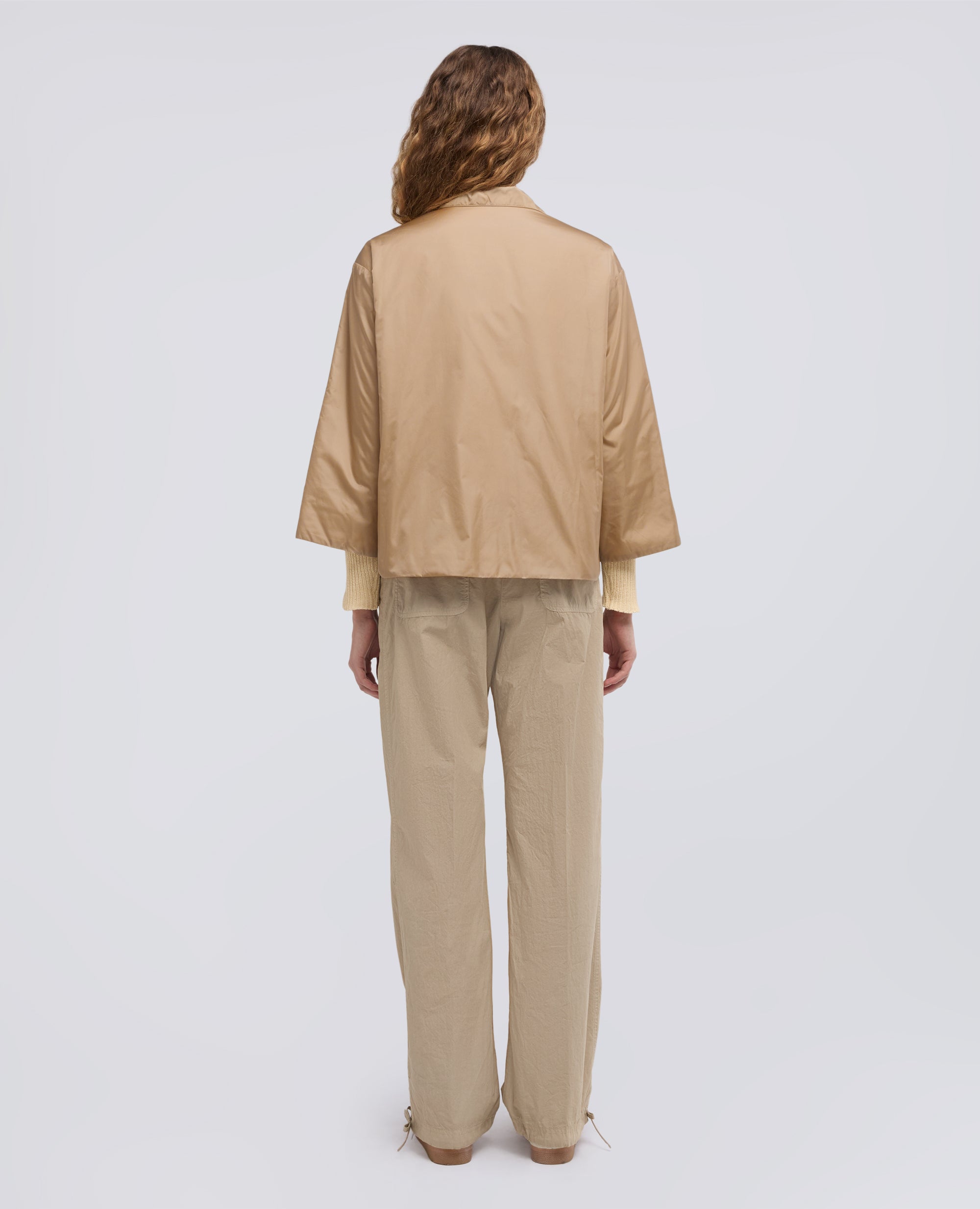 GIACCA IN NYLON - BEIGE - ASPESI