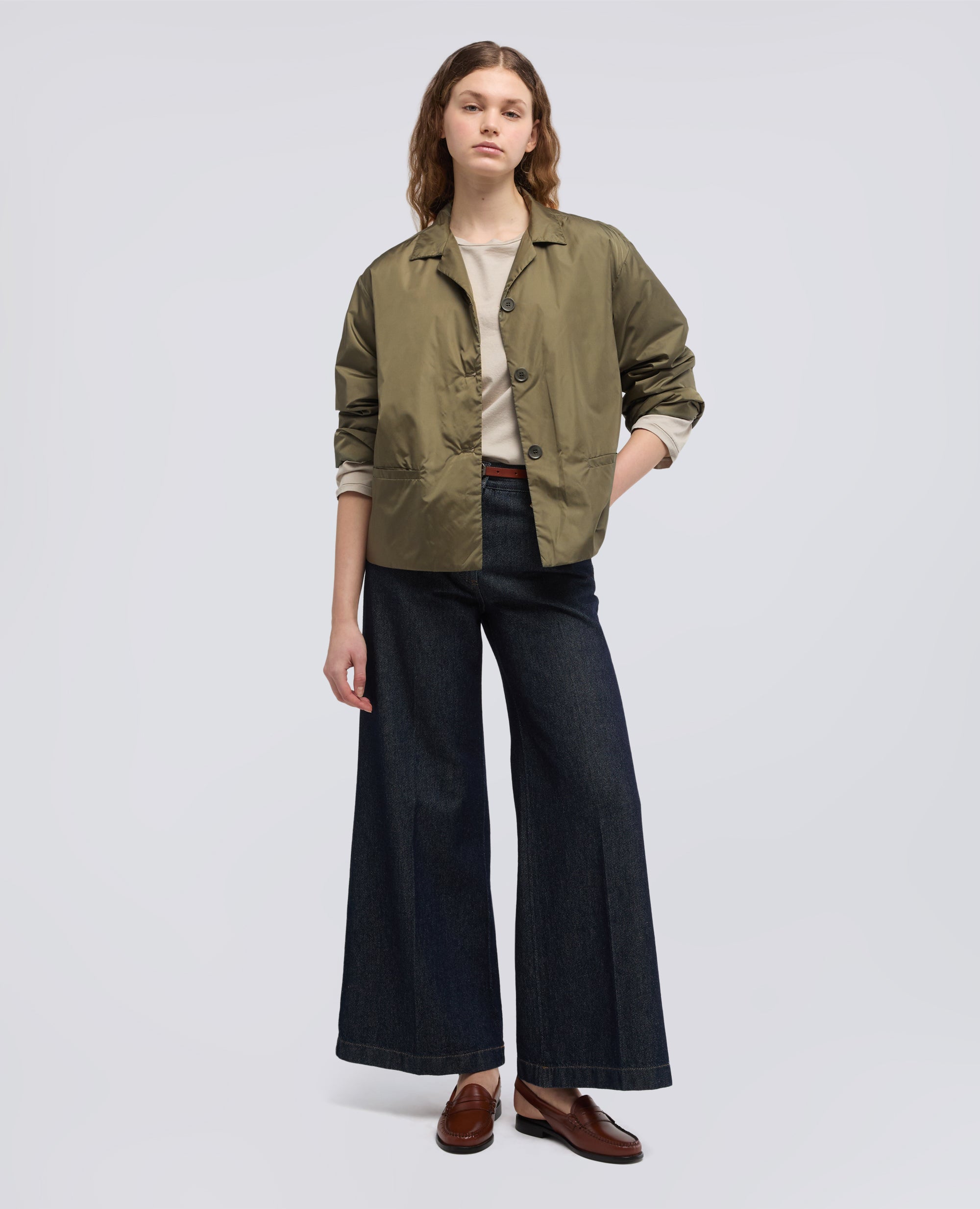 GIACCA IN NYLON - VERDE - ASPESI
