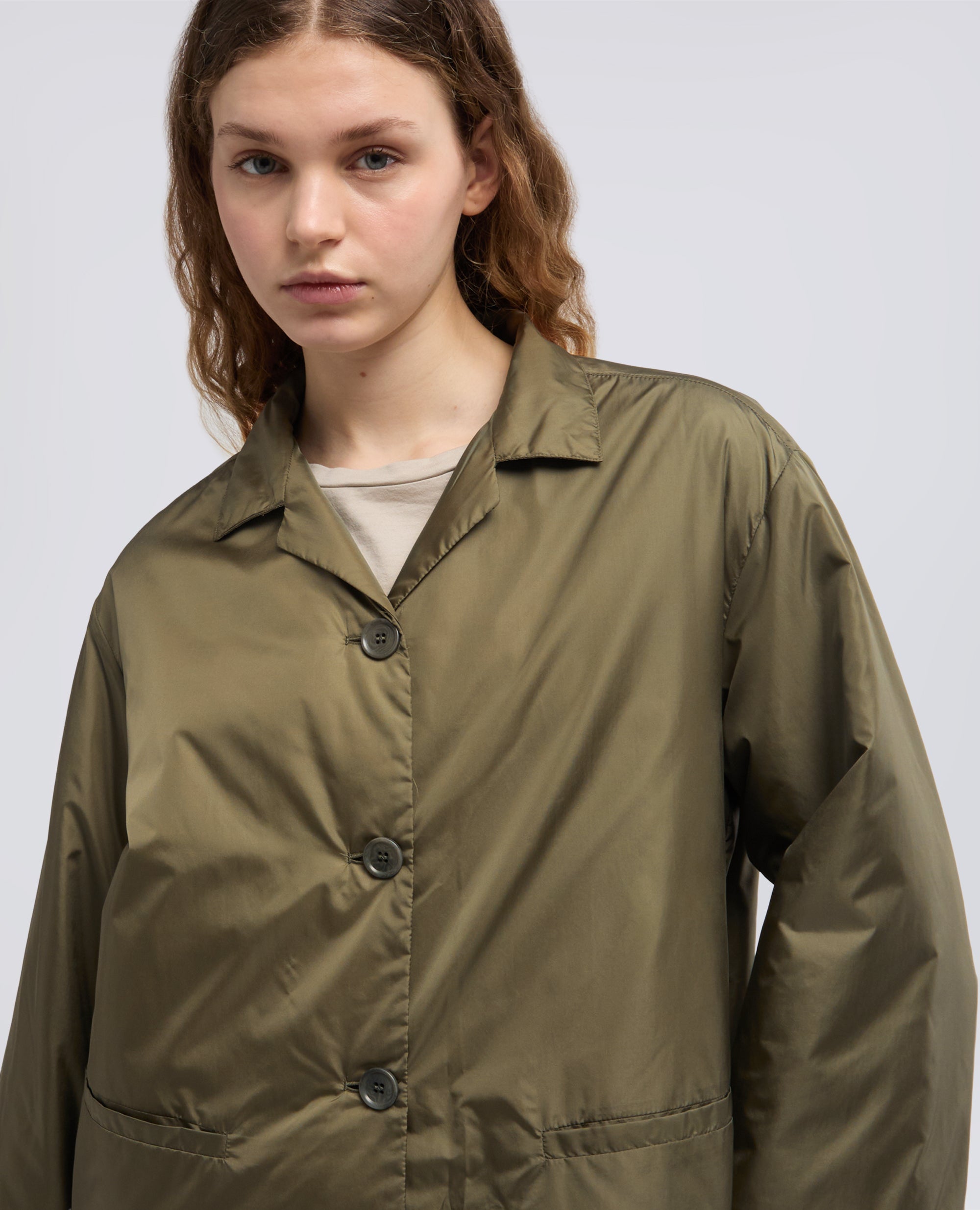 GIACCA IN NYLON - VERDE - ASPESI