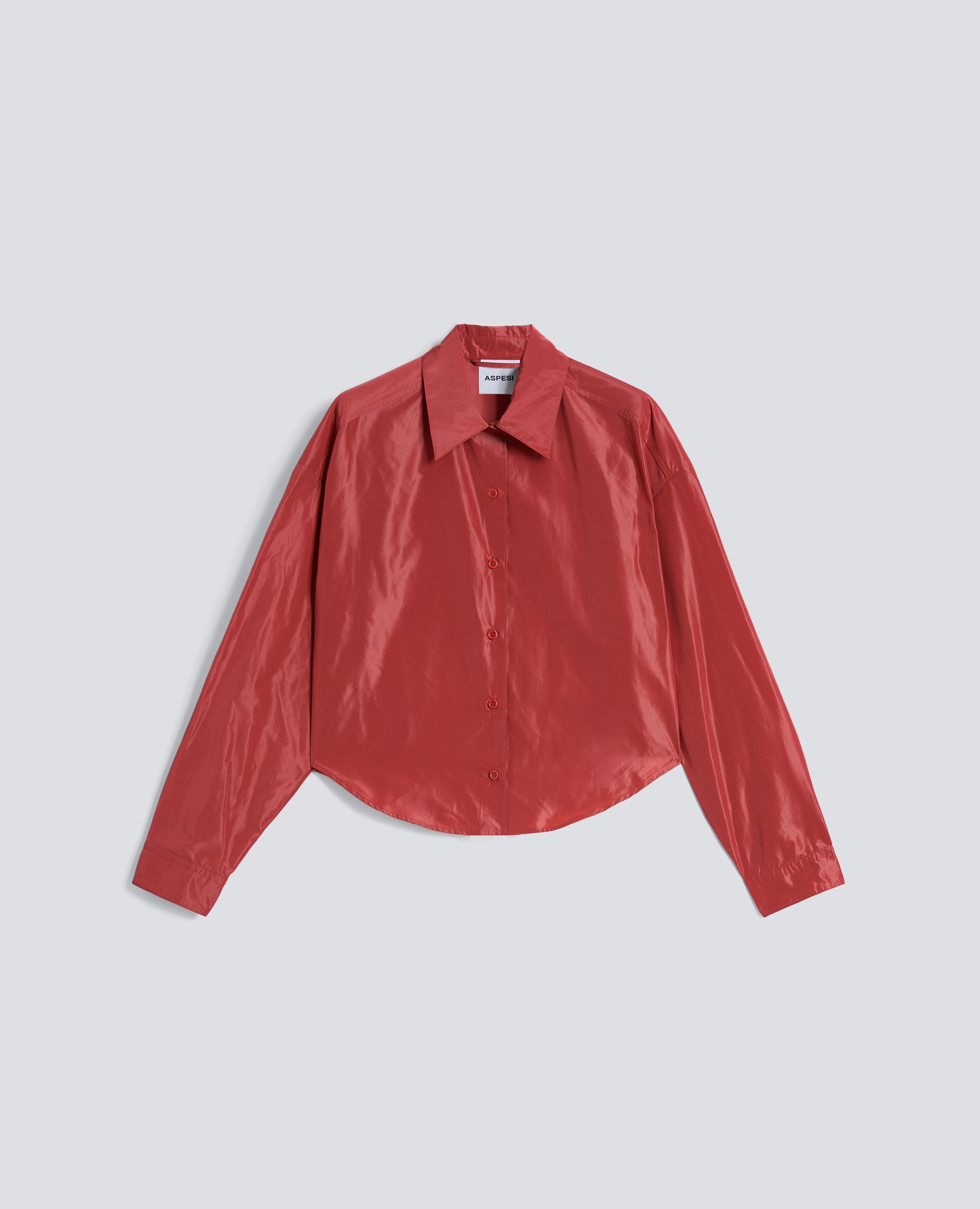 CAMICIA IN POLIESTERE TECNICO - ARANCIO - ASPESI