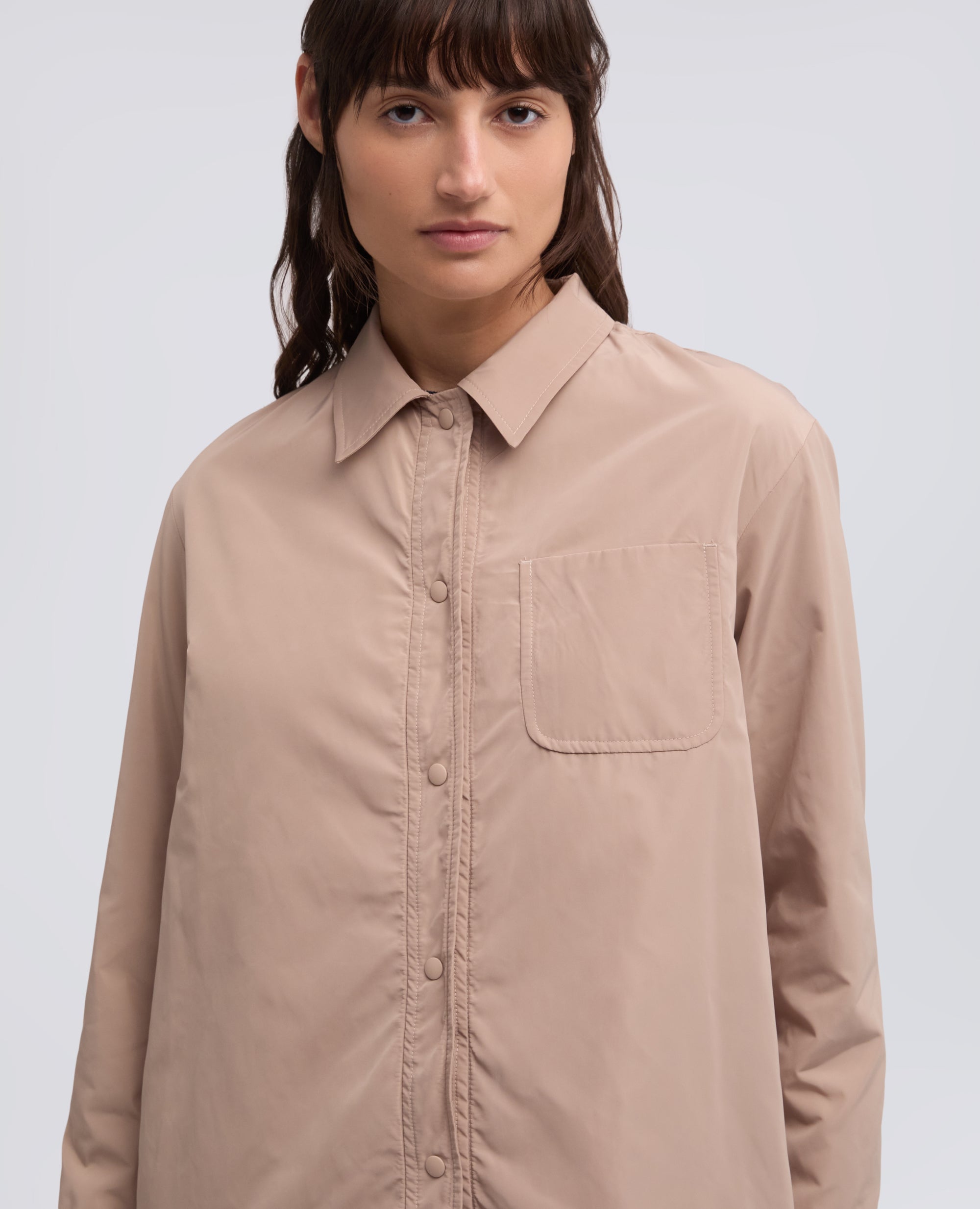 GIACCA IN POLIESTERE TECNICO - BEIGE - ASPESI