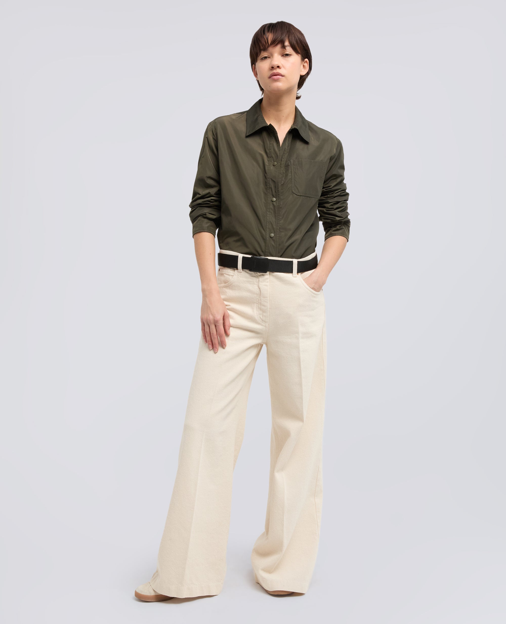 TECHNISCHE POLYESTERJACKE - VERDE - ASPESI