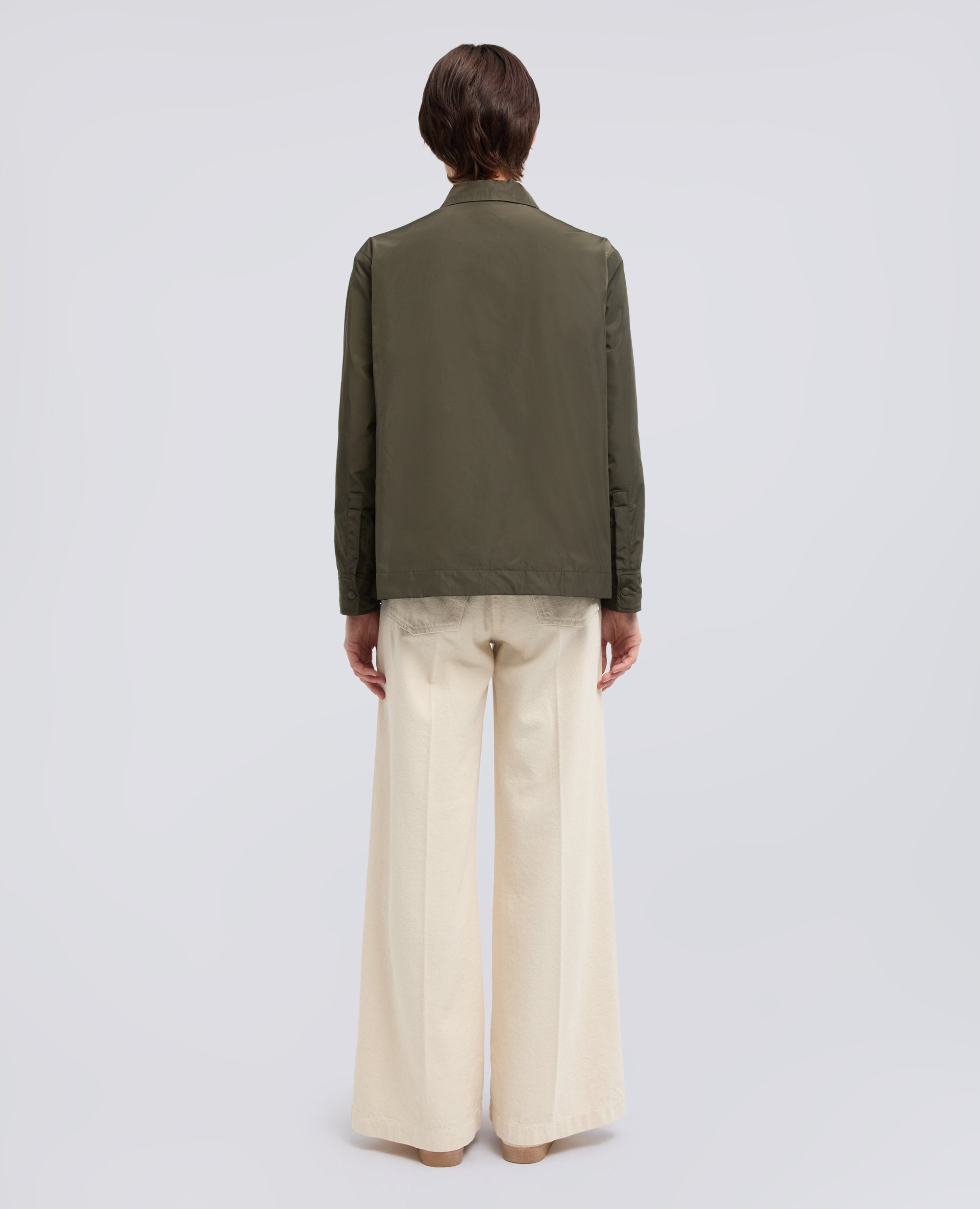 TECHNISCHE POLYESTERJACKE - VERDE - ASPESI