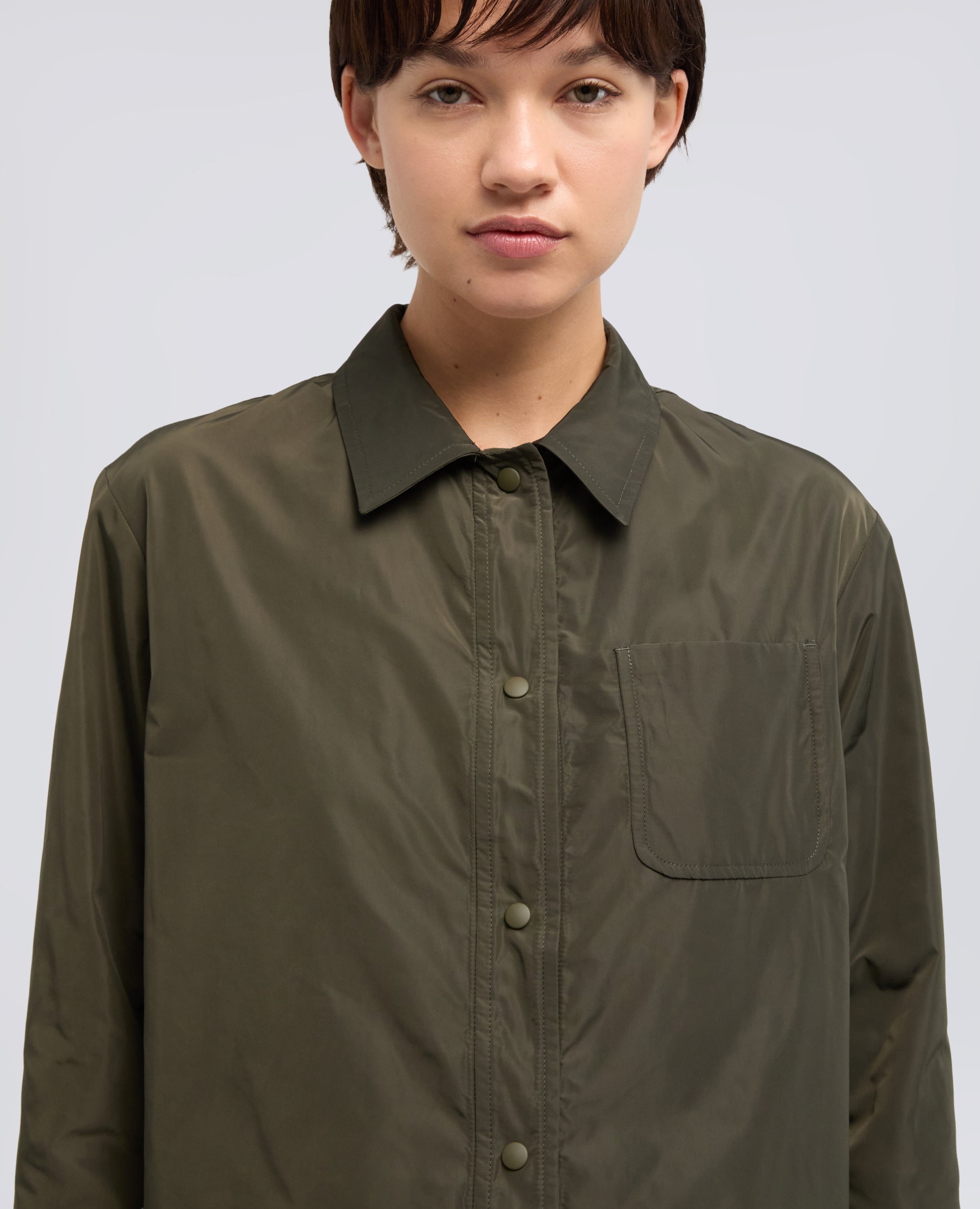 TECHNISCHE POLYESTERJACKE - VERDE - ASPESI