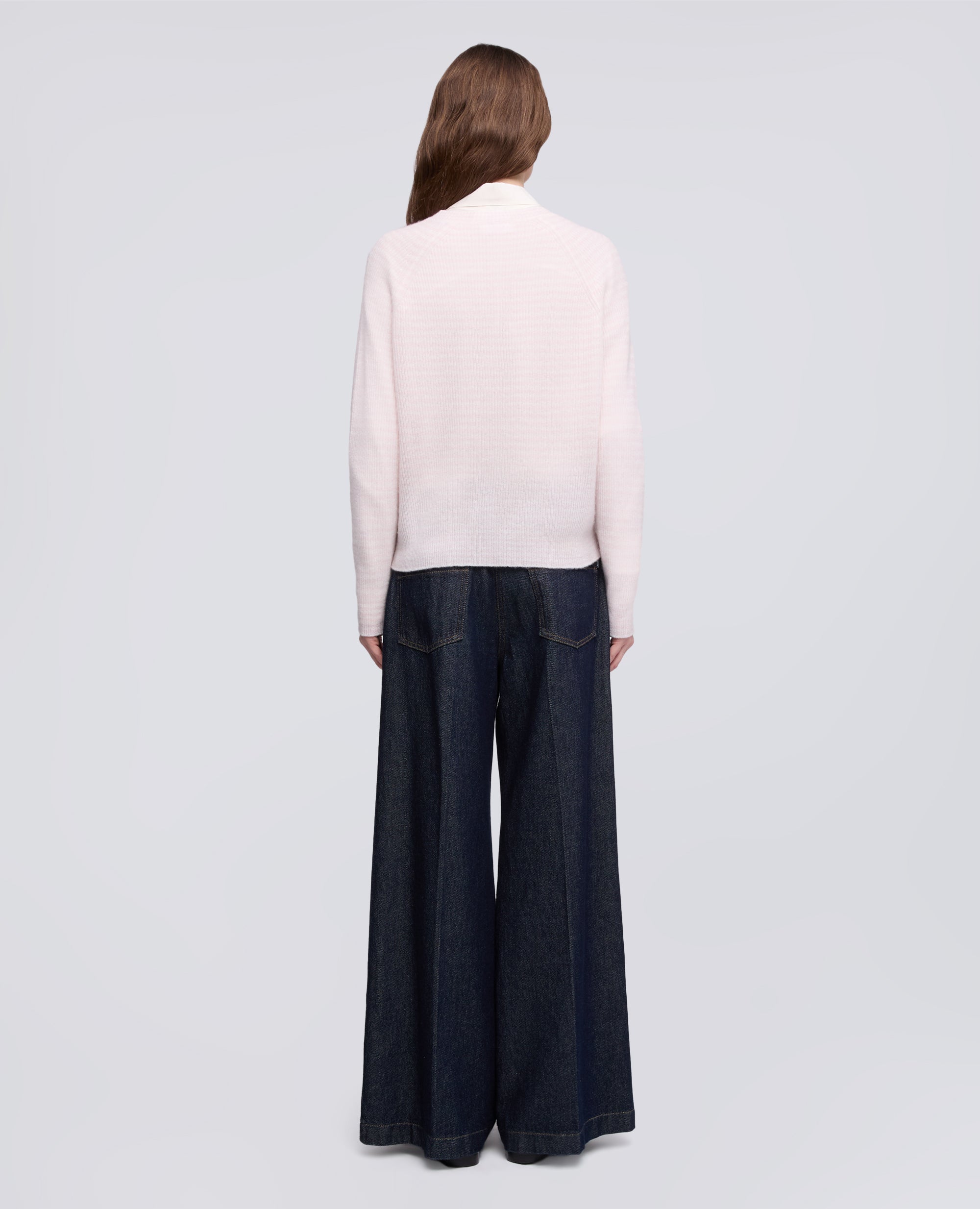 MAGLIA CON SCOLLO A -V- IN PURO CASHMERE - MULTICOLOR - ASPESI