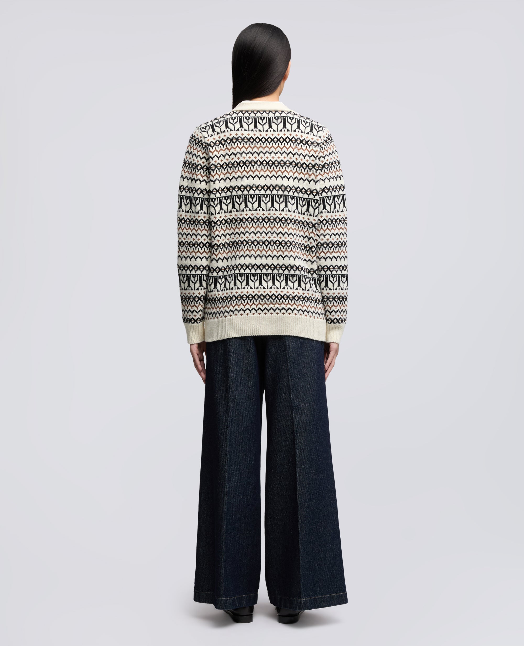 CARDIGAN IN MISTO COTONE, CANAPA E LANA - MULTICOLOR - ASPESI