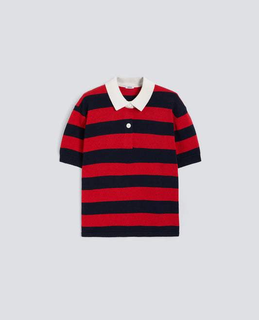 POLO IN COTONE A MANICHE CORTE - MULTICOLOR - ASPESI