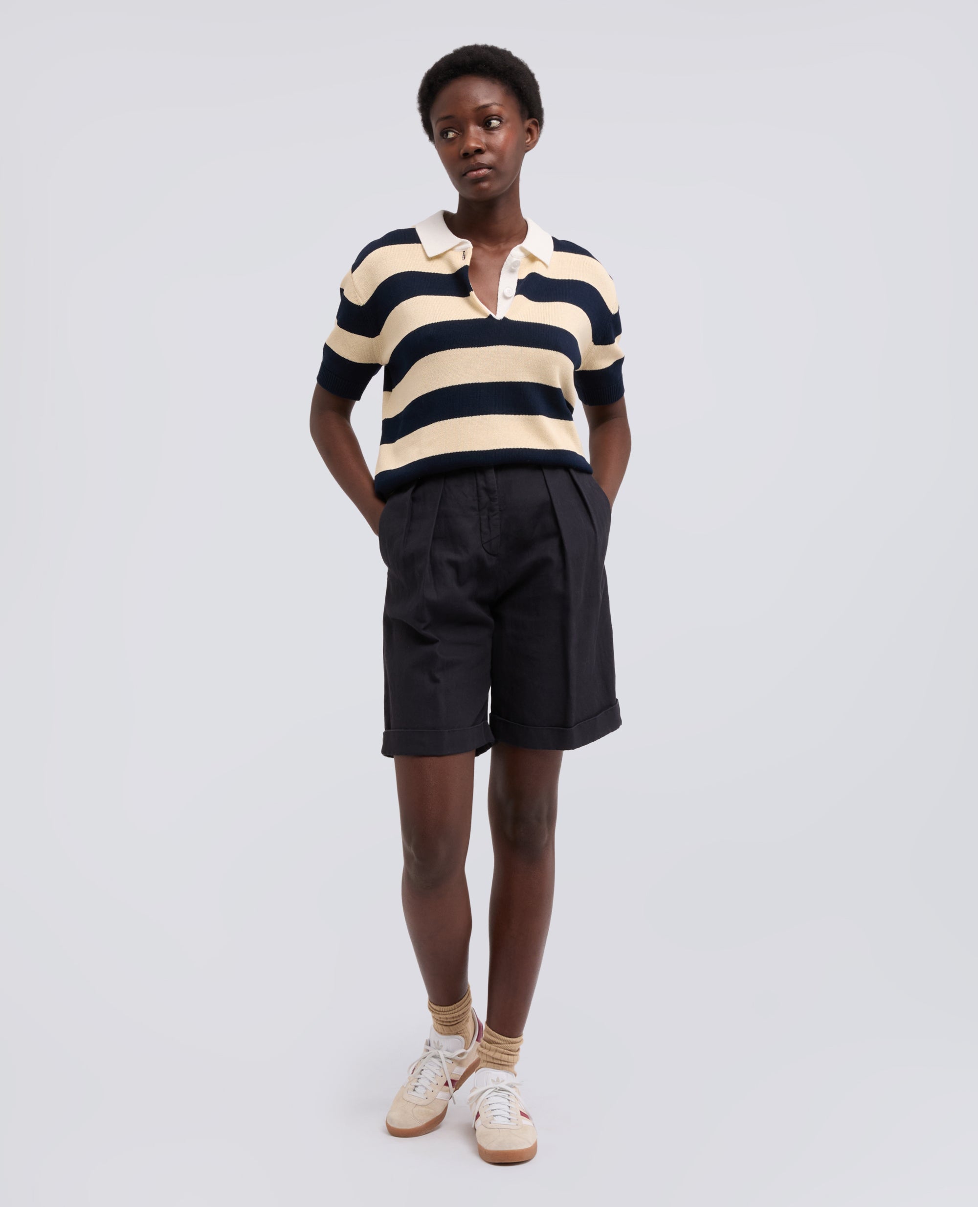 POLO IN COTONE A MANICHE CORTE - MULTICOLOR - ASPESI