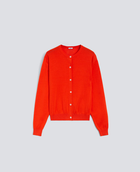 CARGIDAN GIROCOLLO IN COTONE - ROSSO - ASPESI