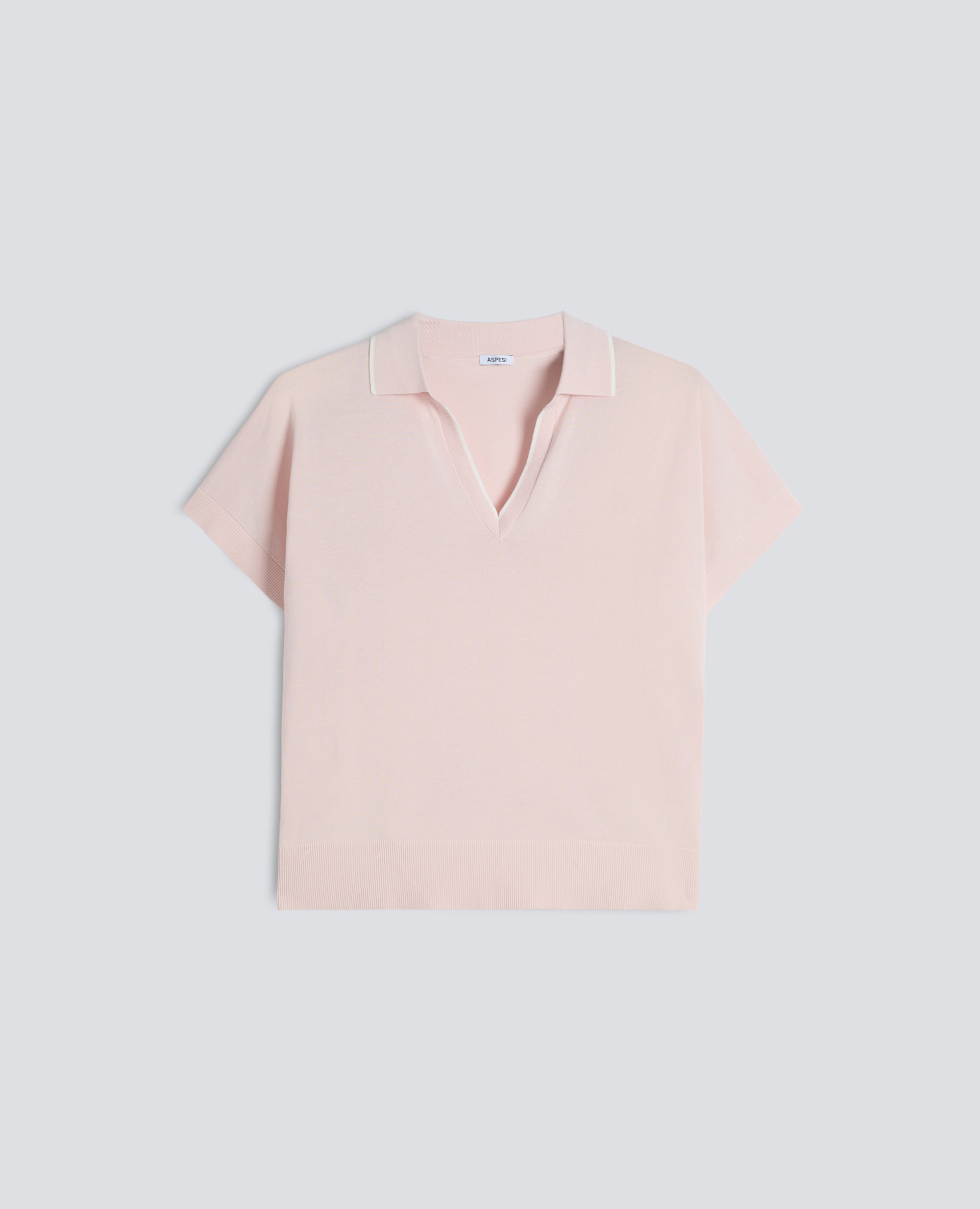 MAGLIA IN PURO COTONE - ROSA - ASPESI