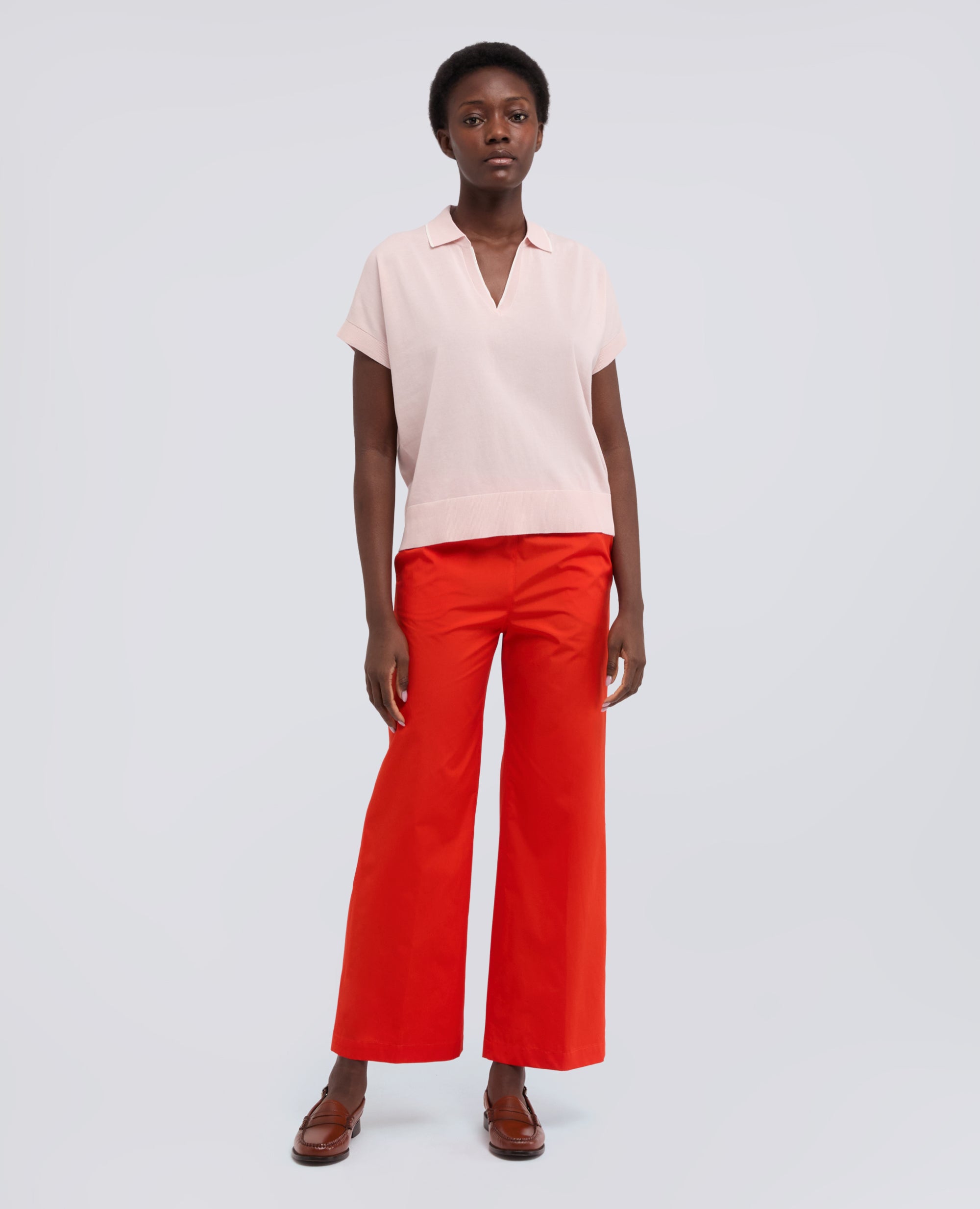 MAGLIA IN PURO COTONE - ROSA - ASPESI