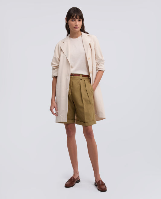 T-SHIRT DI MAGLIA IN MISTO SETA, COTONE E CASHMERE - NATURALE - ASPESI