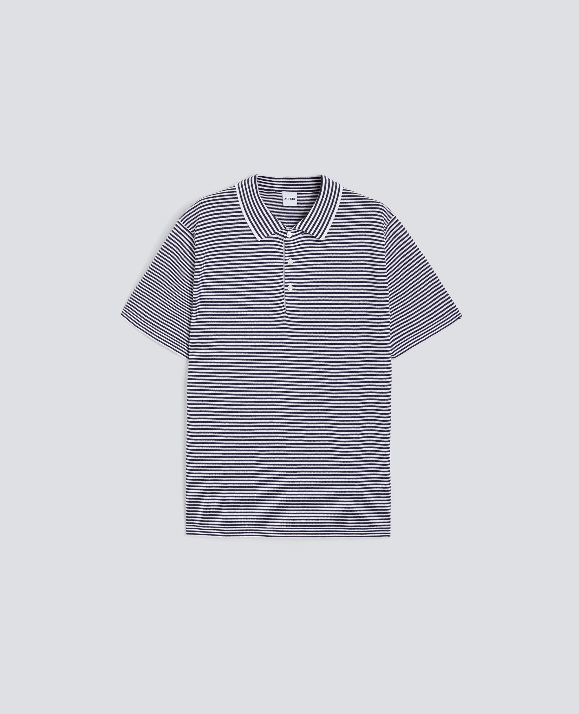 POLO IN MAGLIA DI COTONE, SETA E LINO - MULTICOLOR - ASPESI