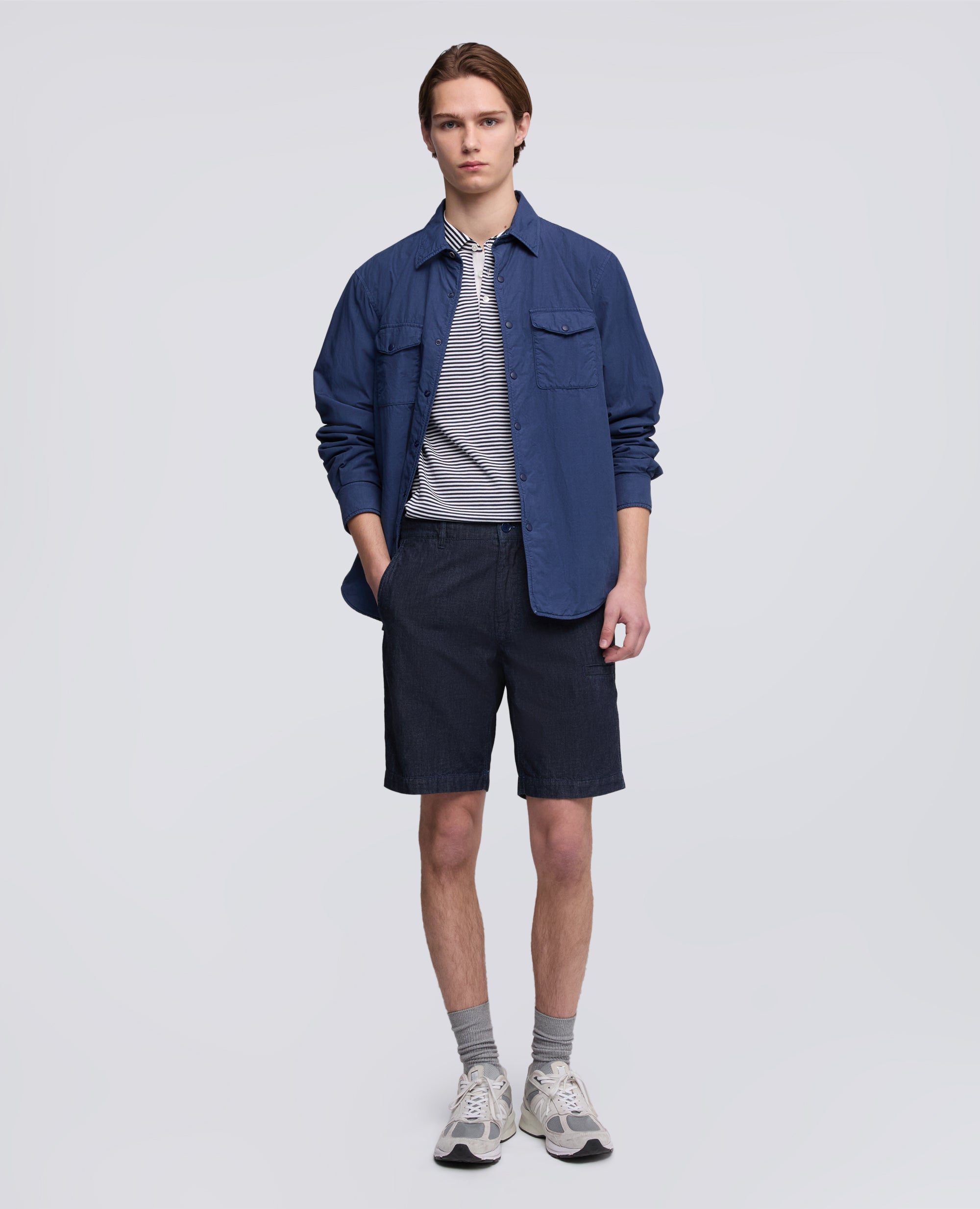 POLO IN MAGLIA DI COTONE, SETA E LINO - MULTICOLOR - ASPESI