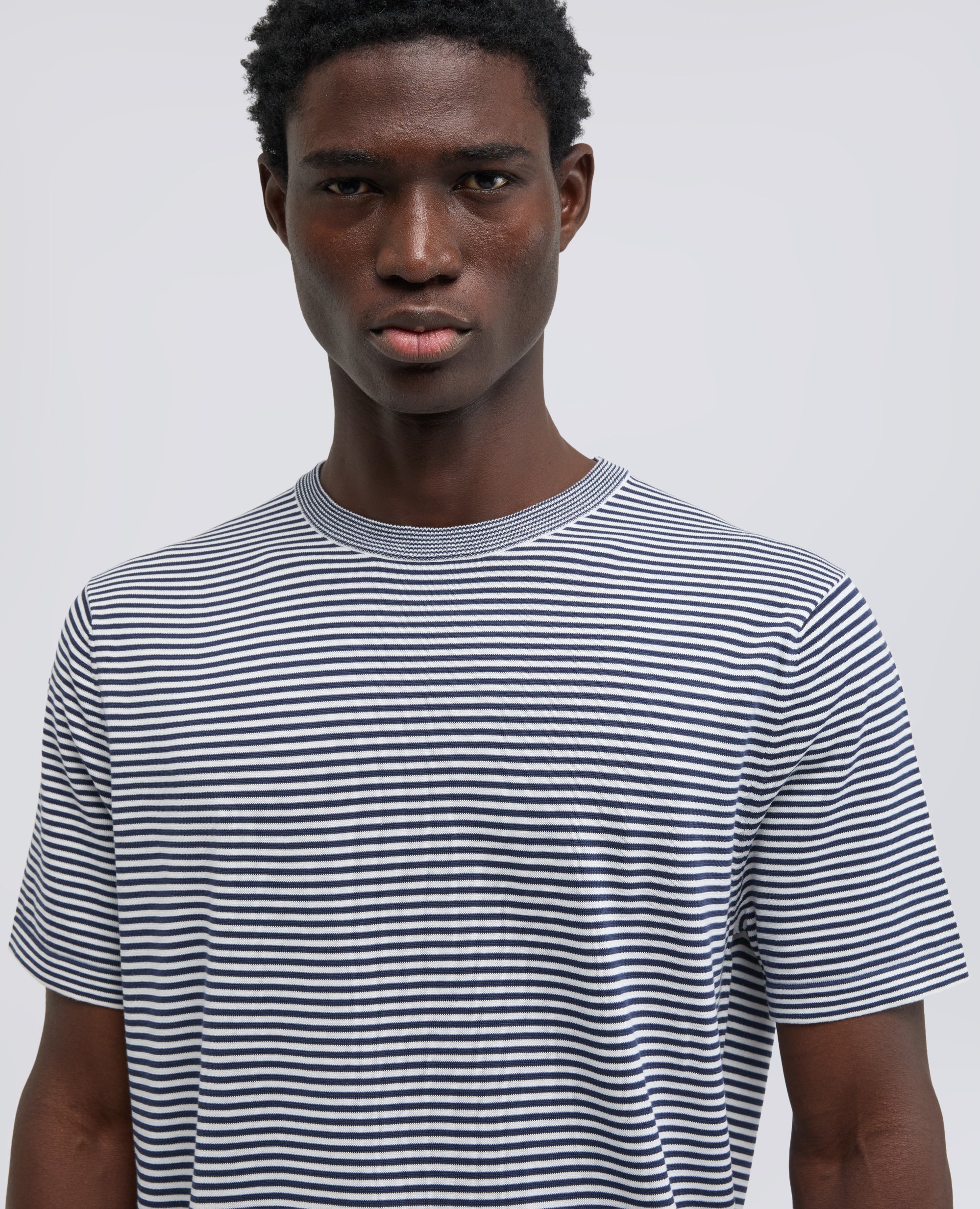 T-SHIRT IN FILATO DI MISTO COTONE, SETA E LINO - MULTICOLOR - ASPESI