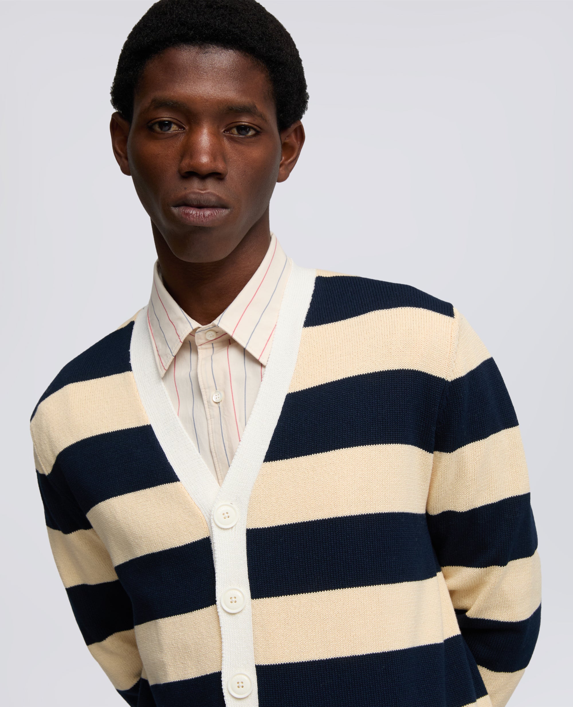 CARDIGAN IN FILATO DI COTONE - MULTICOLOR - ASPESI