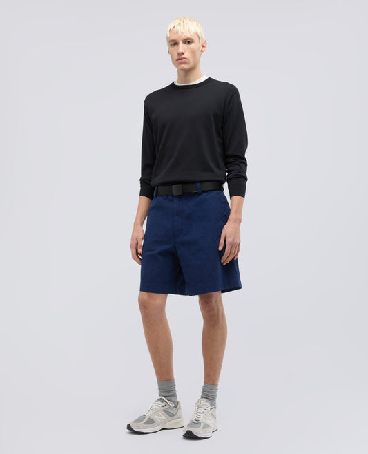 MAGLIA GIROCOLLO IN COTONE - NERO - ASPESI