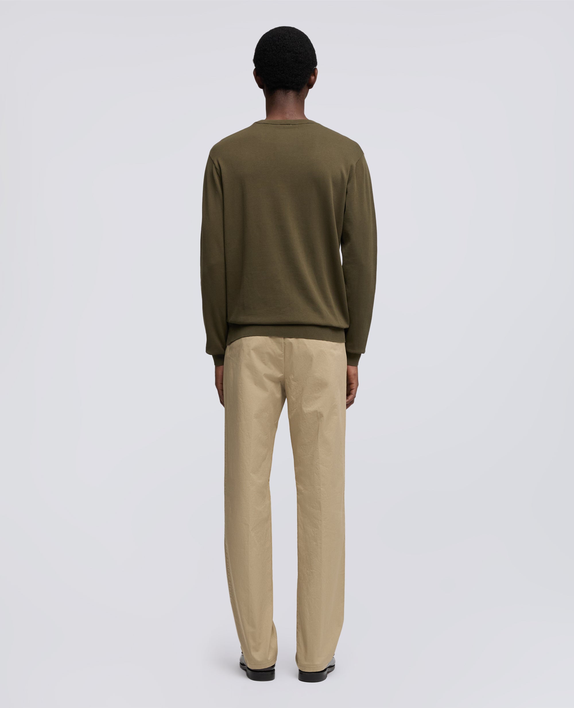 PULL EN COTON ACOL ROND - VERDE - ASPESI