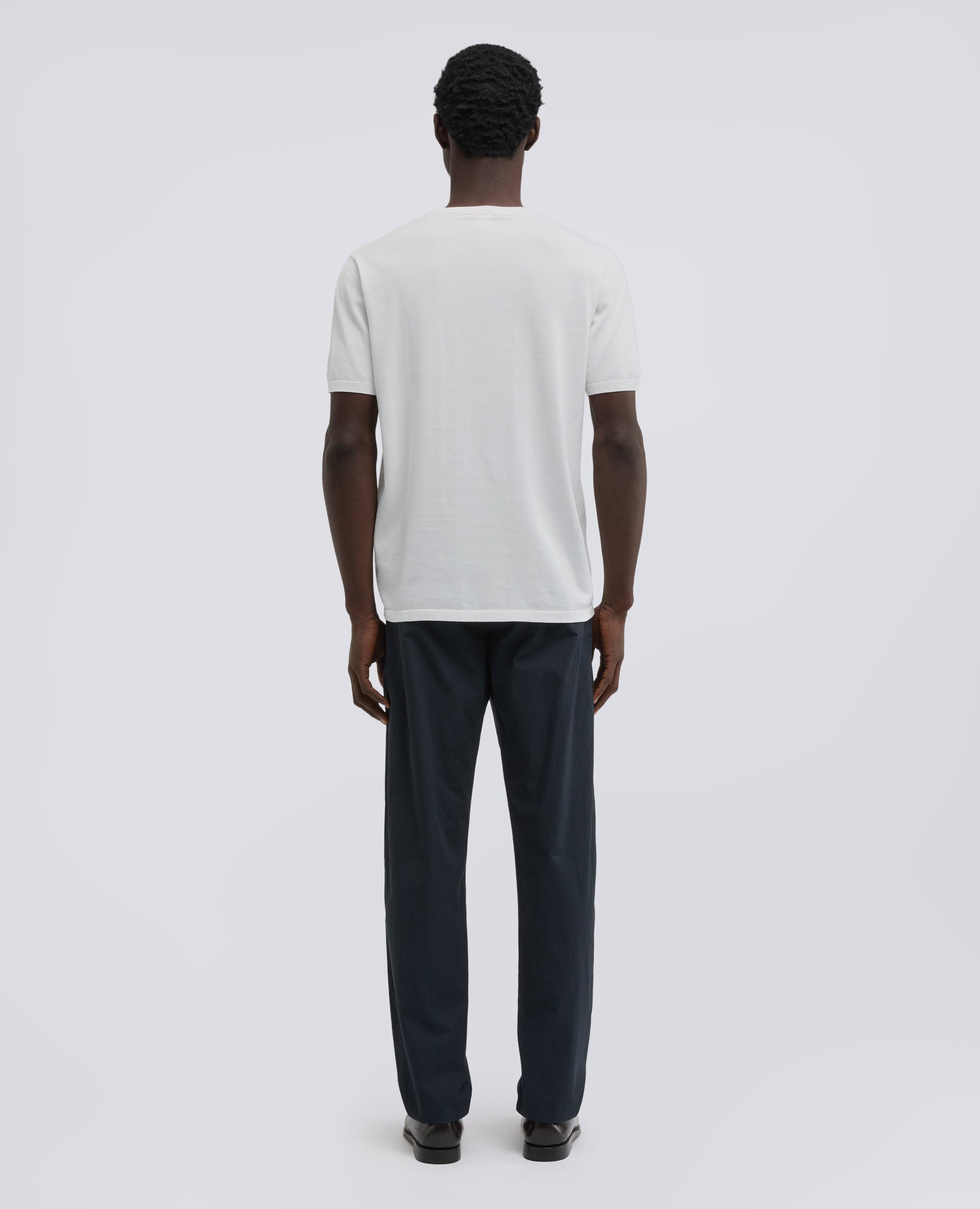 T-SHIRT GIROCOLLO IN COTONE - BIANCO - ASPESI