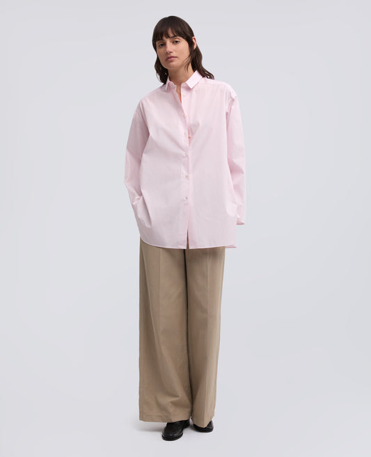 CAMICIA IN POPELINE DI COTONE  - ROSSO - ASPESI